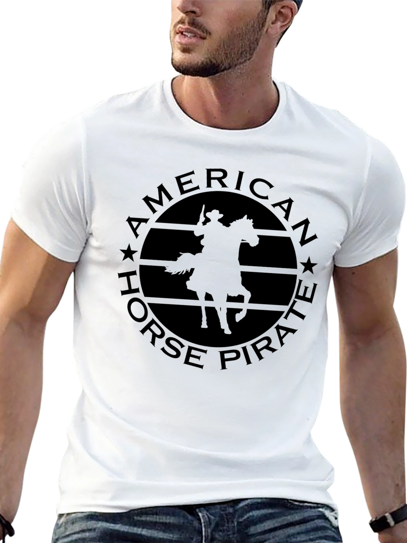 American Horse Pirate T-Shirt