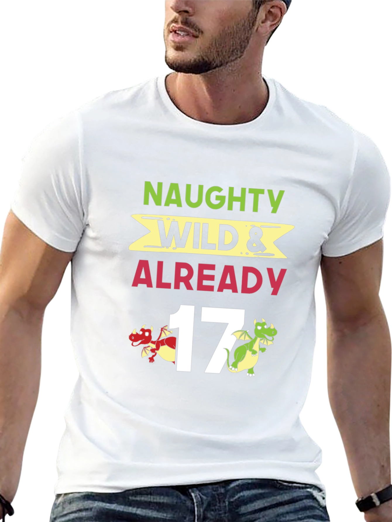 Naughty Wild Already 17 Dragon Graphic Tee