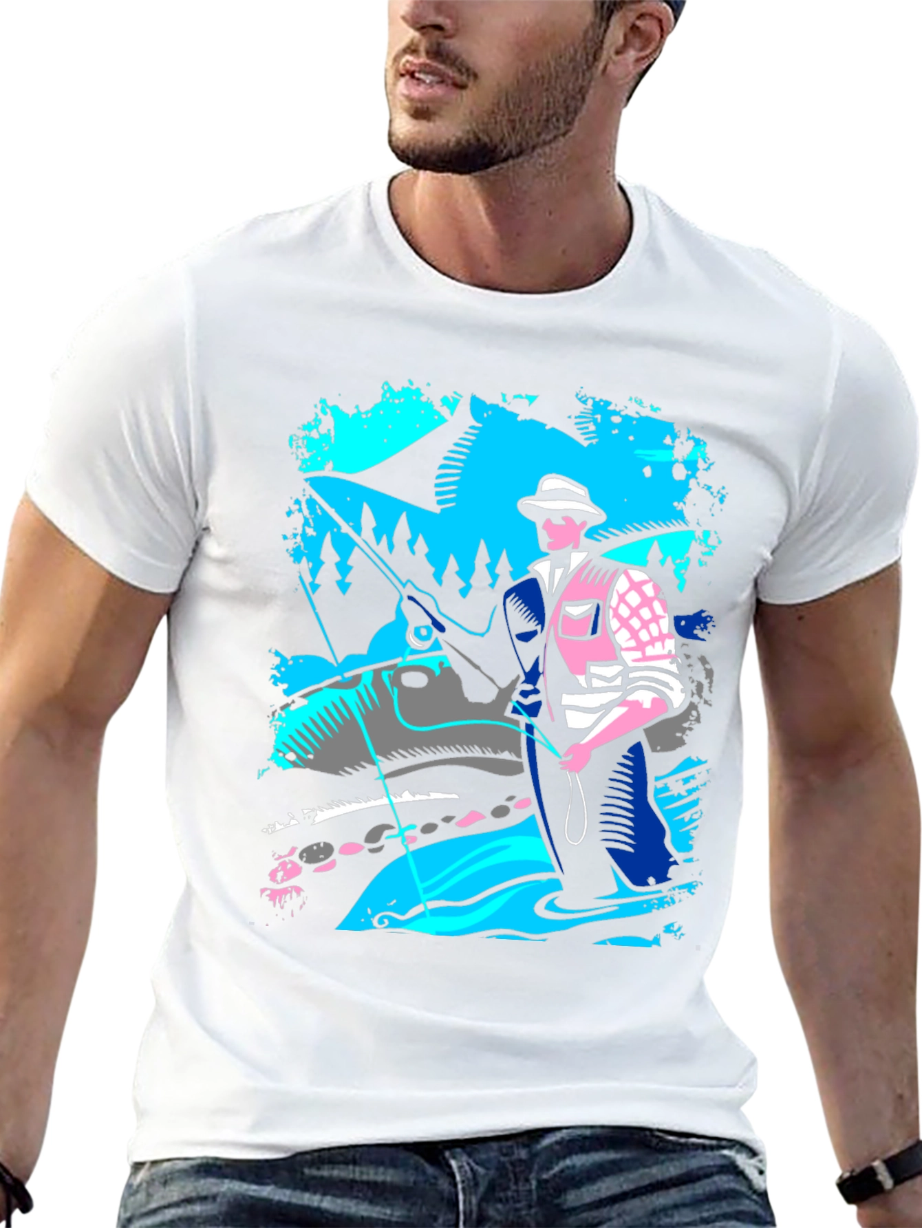 Fishing T-Shirt: Fisherman Graphic Tee