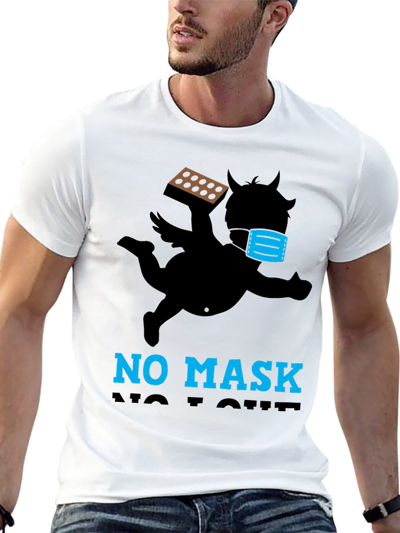 No Mask No Love T-Shirt: Anti-Valentines Day Tee