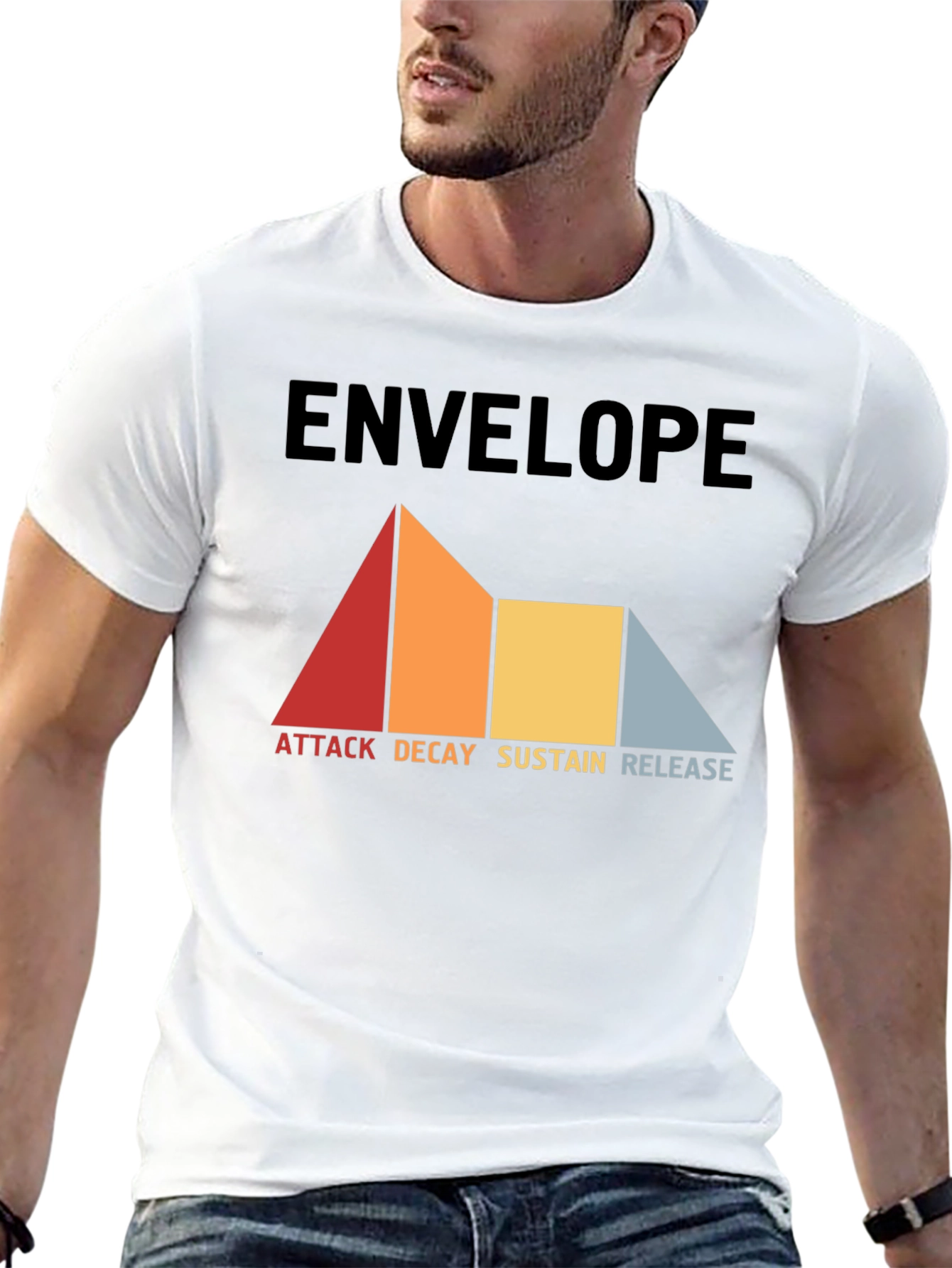 Envelope Synthesizer ADSR Graphic T-Shirt