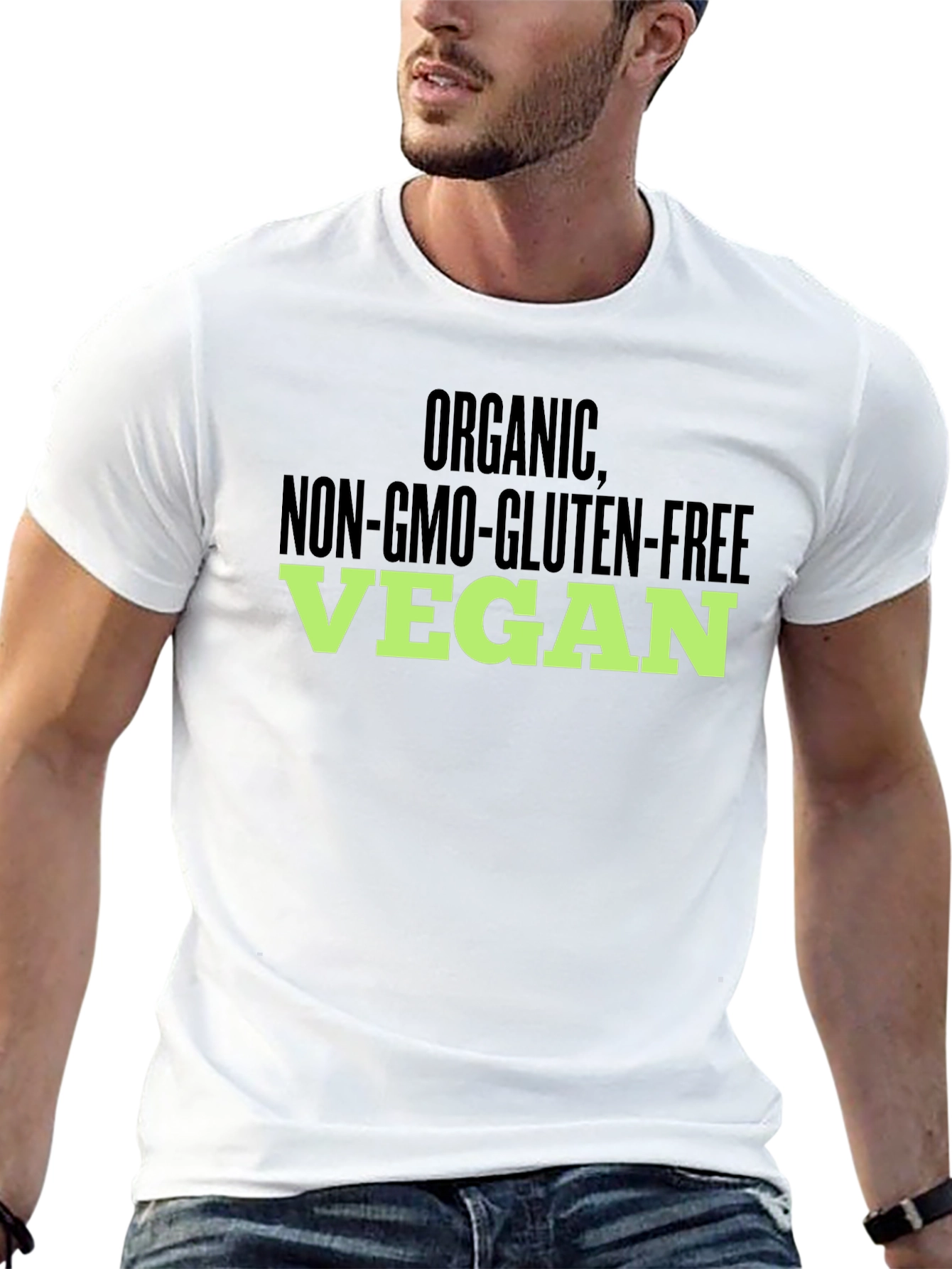 Organic Non-GMO Vegan Graphic T-Shirt