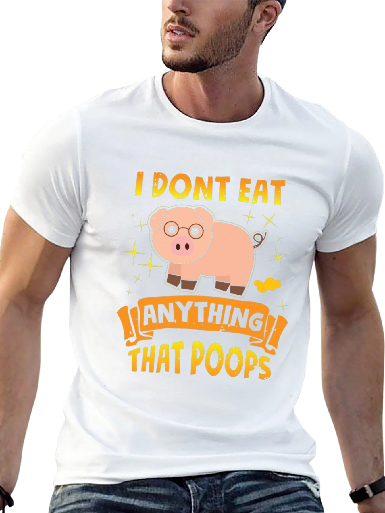 Funny Vegan Pig T-Shirt