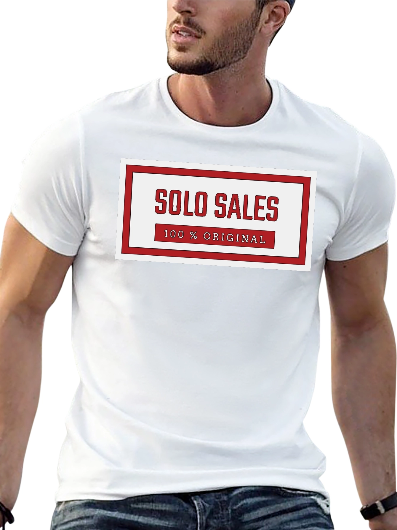 Solo Sales 100% Original Graphic Tee - Black