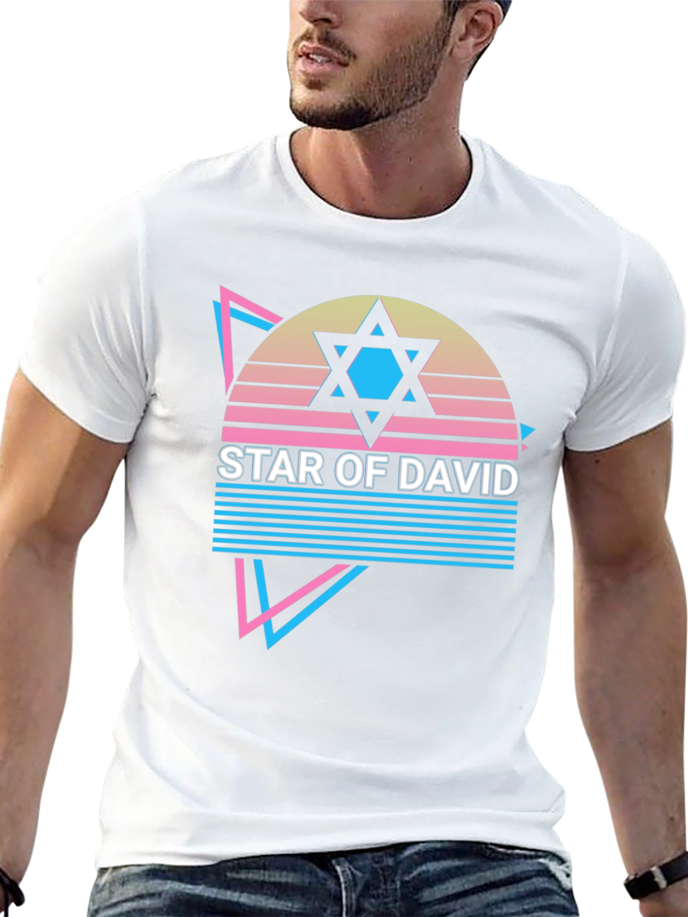 Star of David Graphic T-Shirt