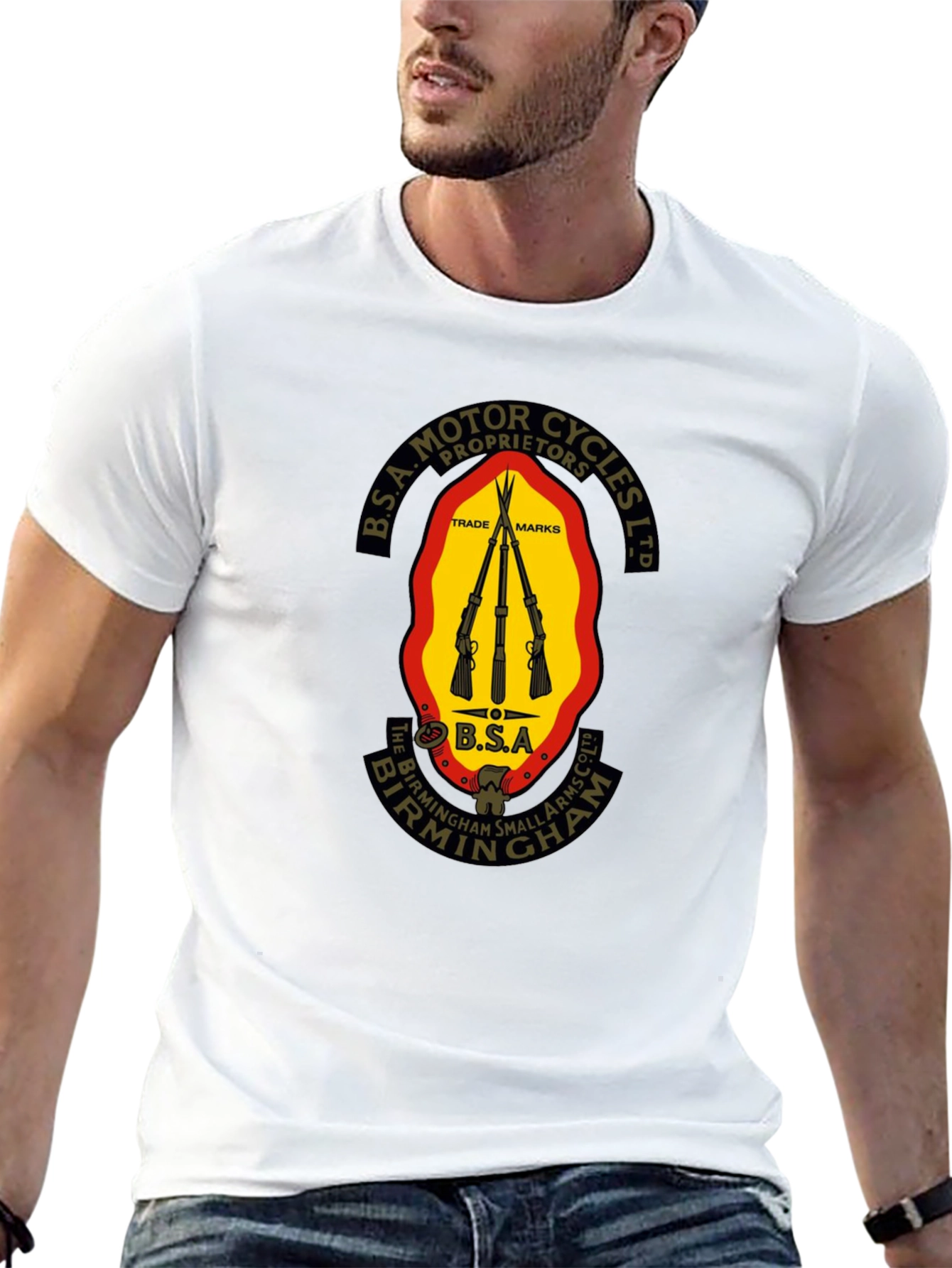 BSA Motor Cycles Black T-Shirt