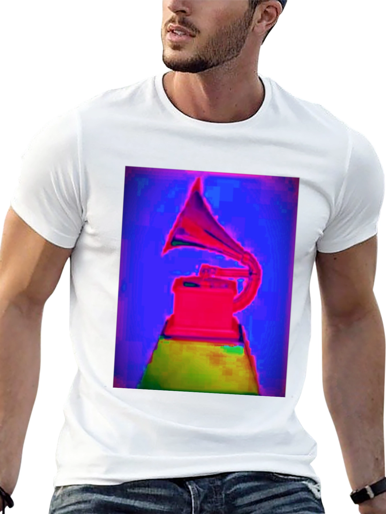 Vaporwave Phonograph T-Shirt - Retro Cool