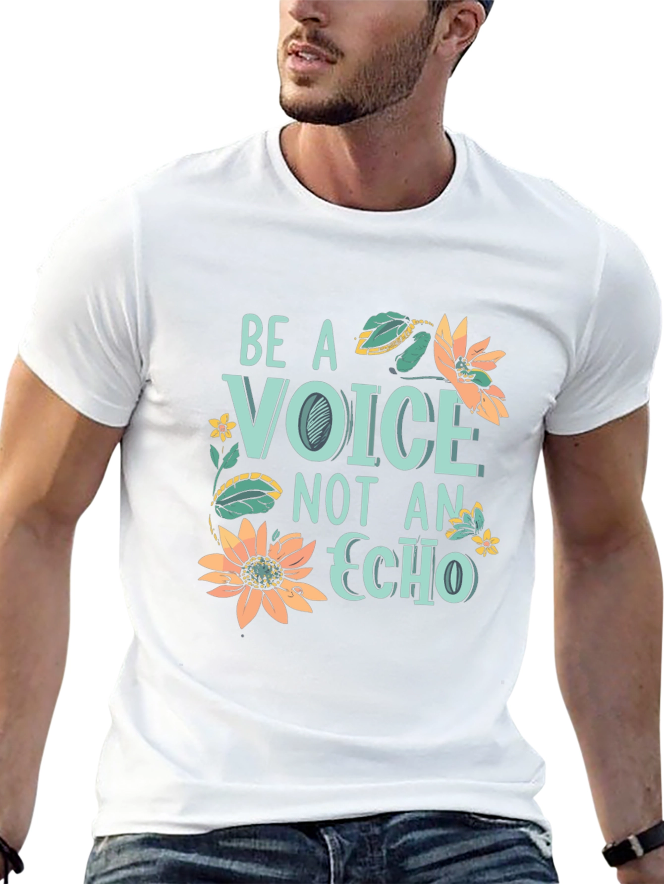 Be a Voice Not an Echo Graphic Tee