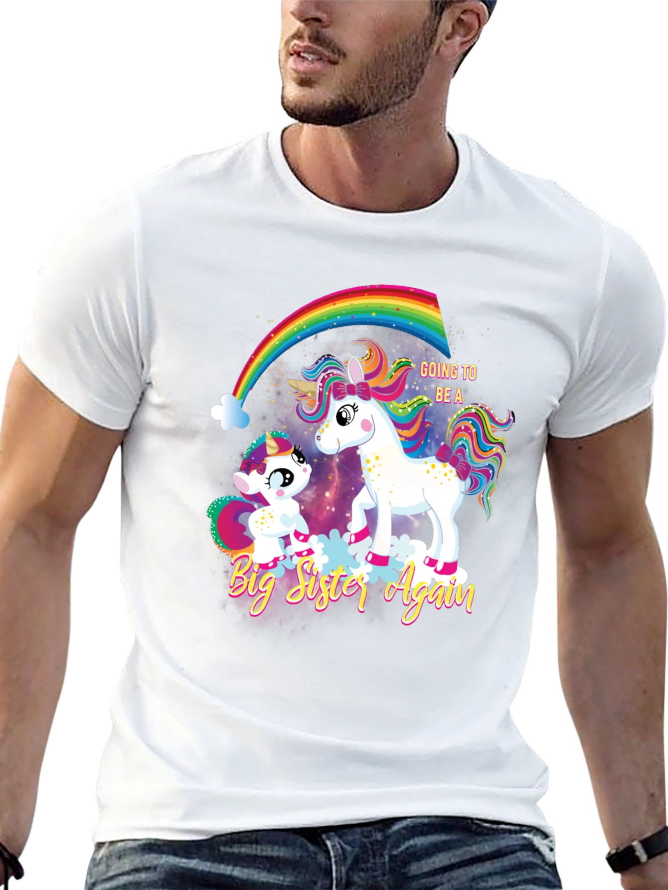 Big Sister Again Unicorn T-Shirt
