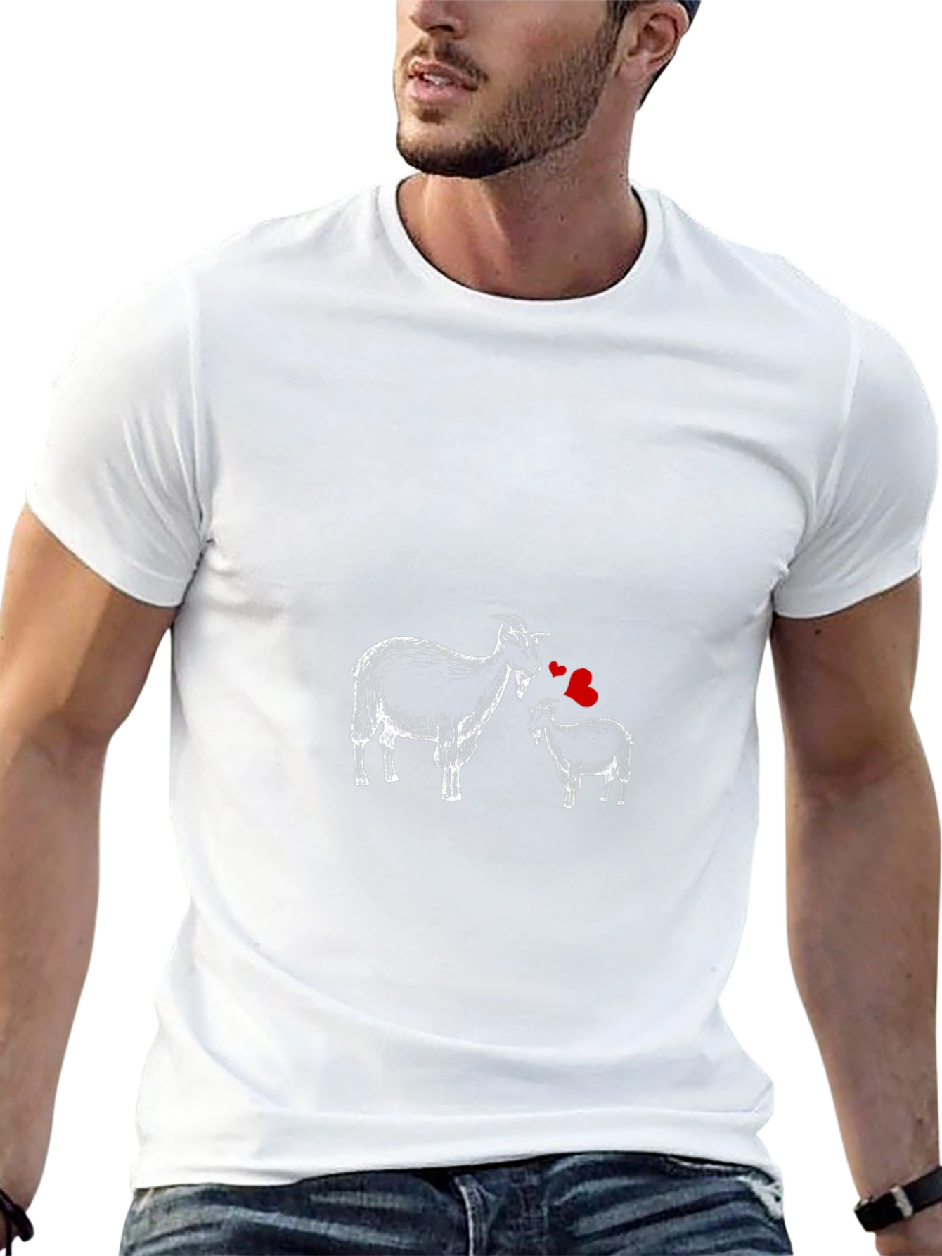 Black Goat Love T-Shirt