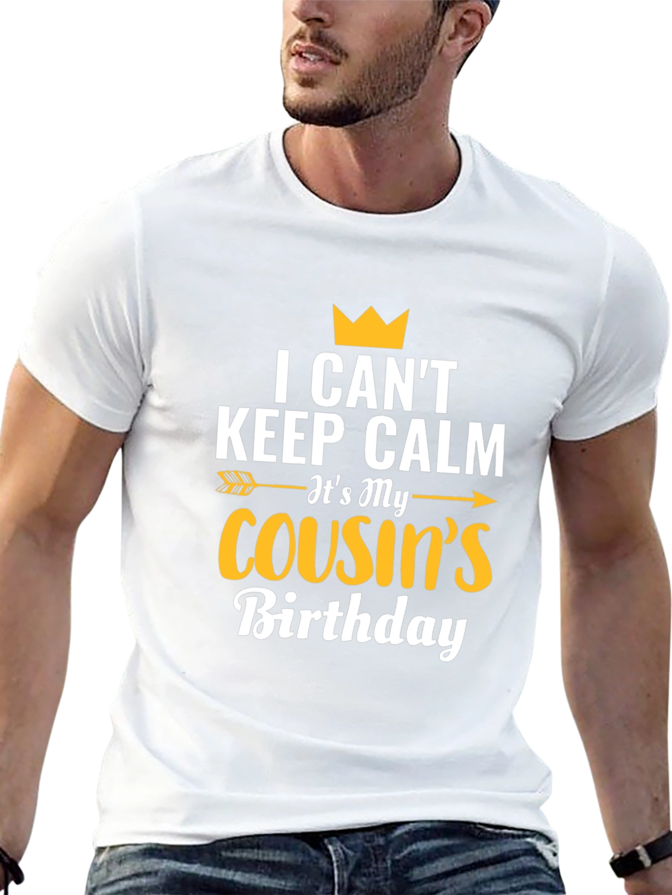 Cousin Birthday T-Shirt - I Cant Keep Calm