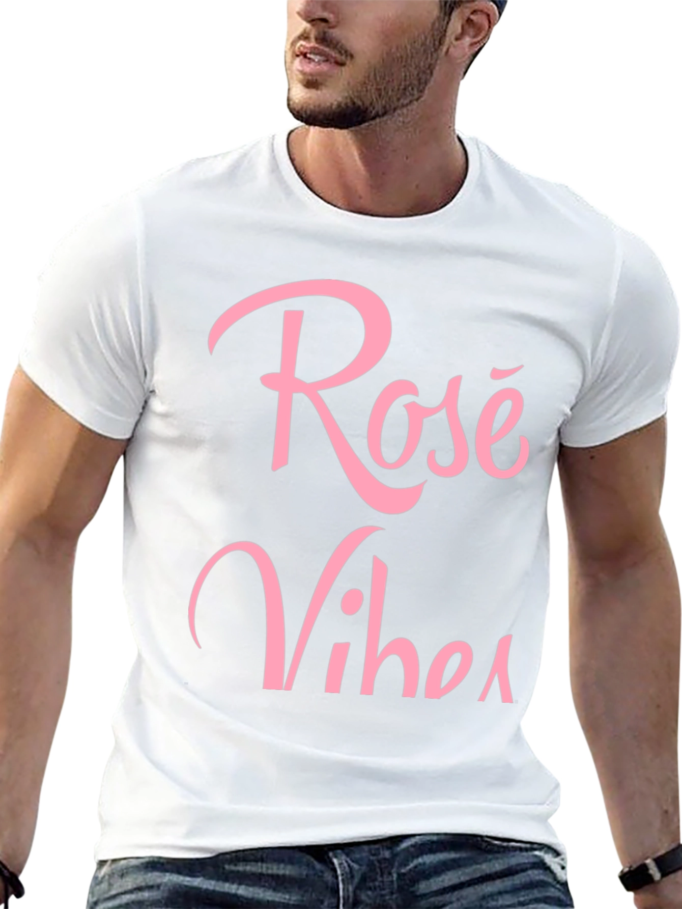 Rosé Vibes Graphic T-Shirt - Stylish Casual Wear