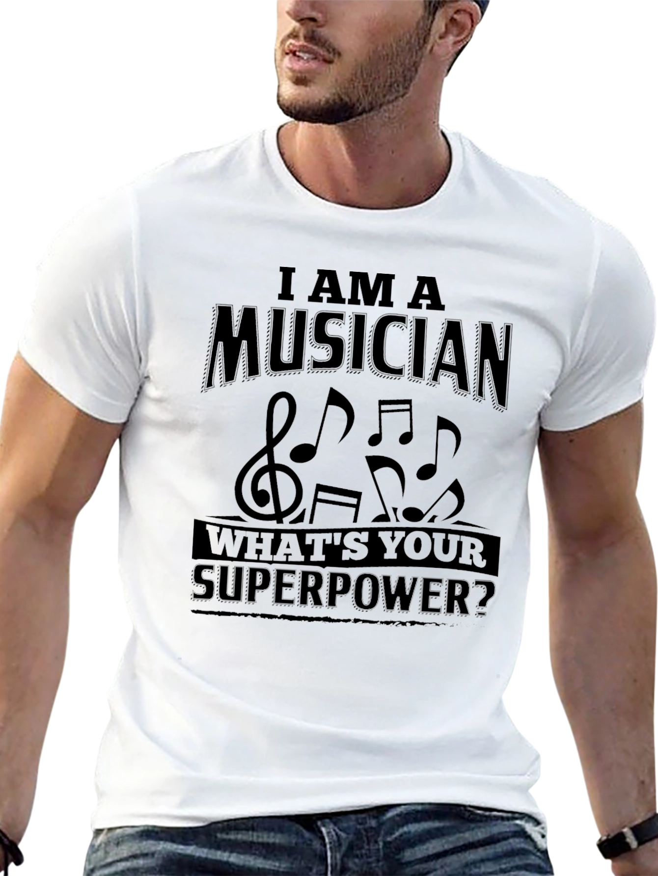 Musician Superpower T-Shirt - Music Lover Tee