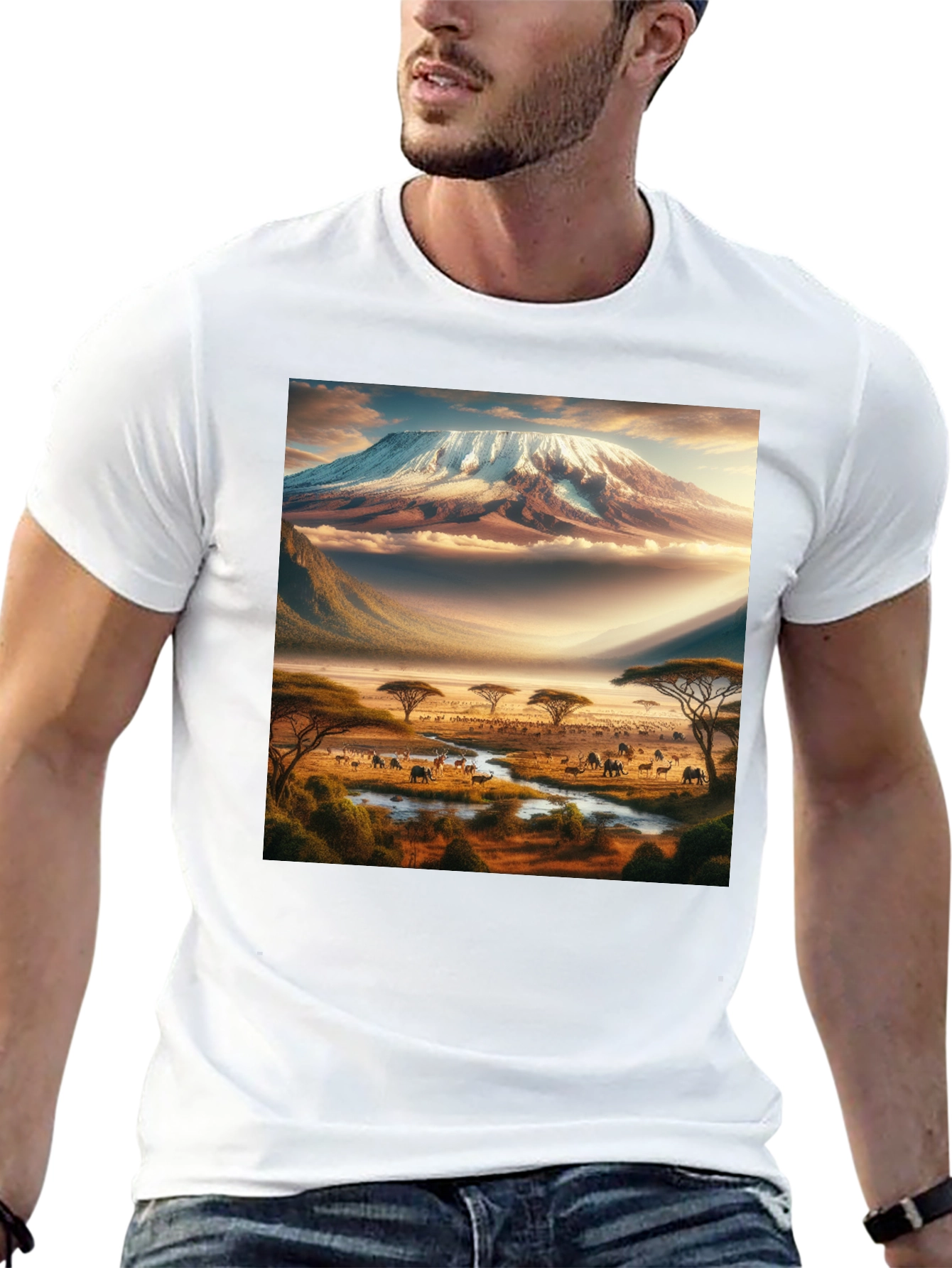 Kilimanjaro Safari Black T-Shirt