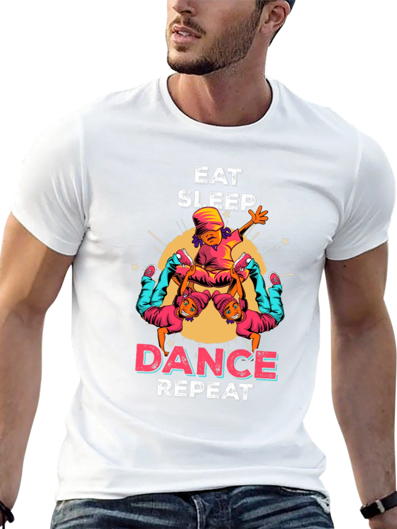 Eat Sleep Dance Repeat Graphic Tee