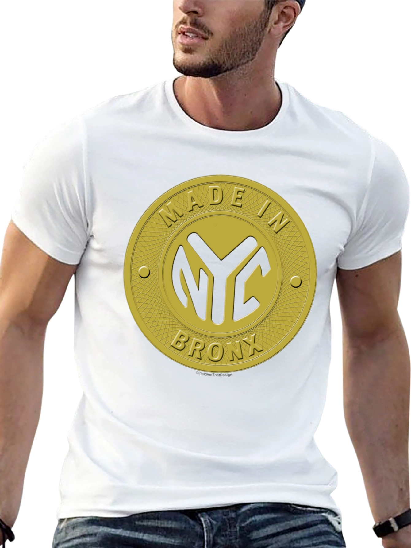 Made in NYC Bronx T-Shirt - Gold Edition