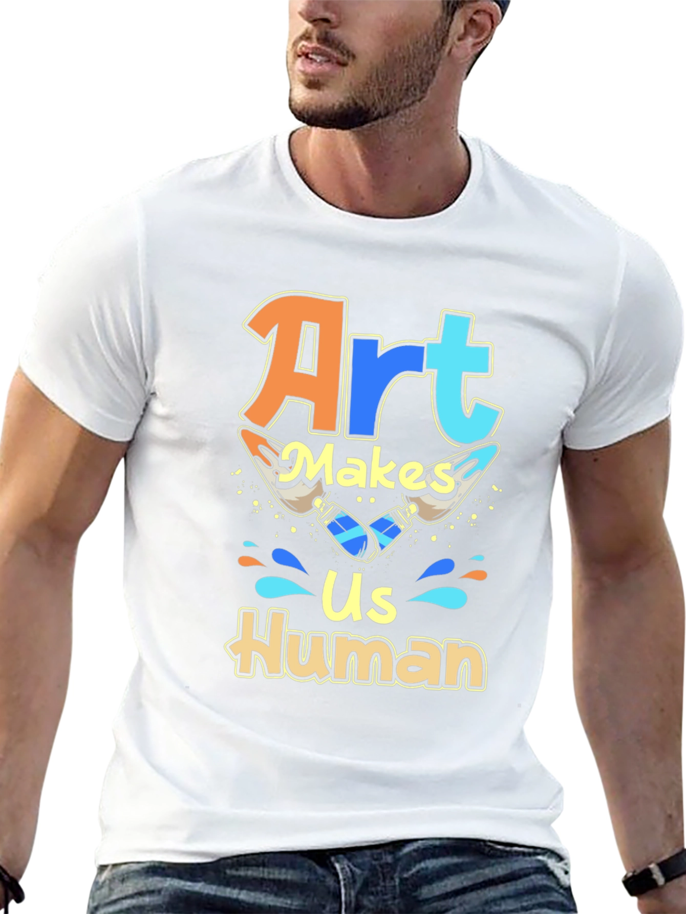 Art Makes Us Human Graphic Tee