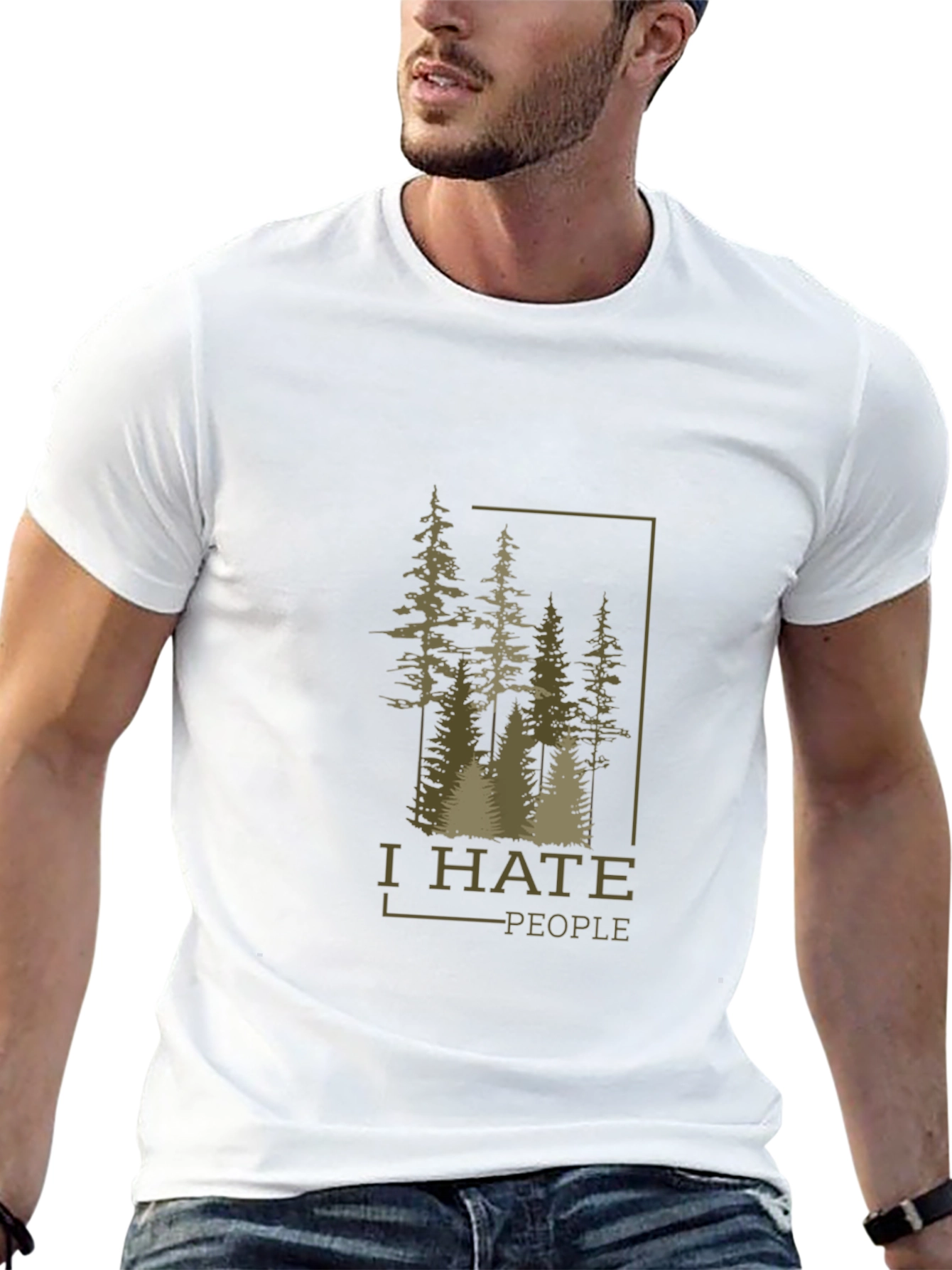 I Hate People Nature T-Shirt