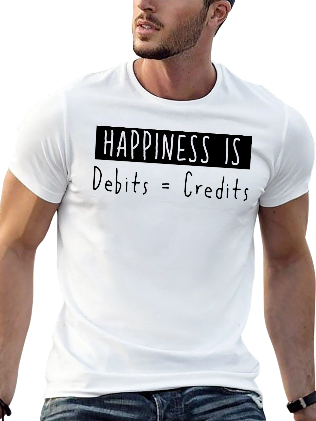 Happiness Is Debits = Credits T-Shirt