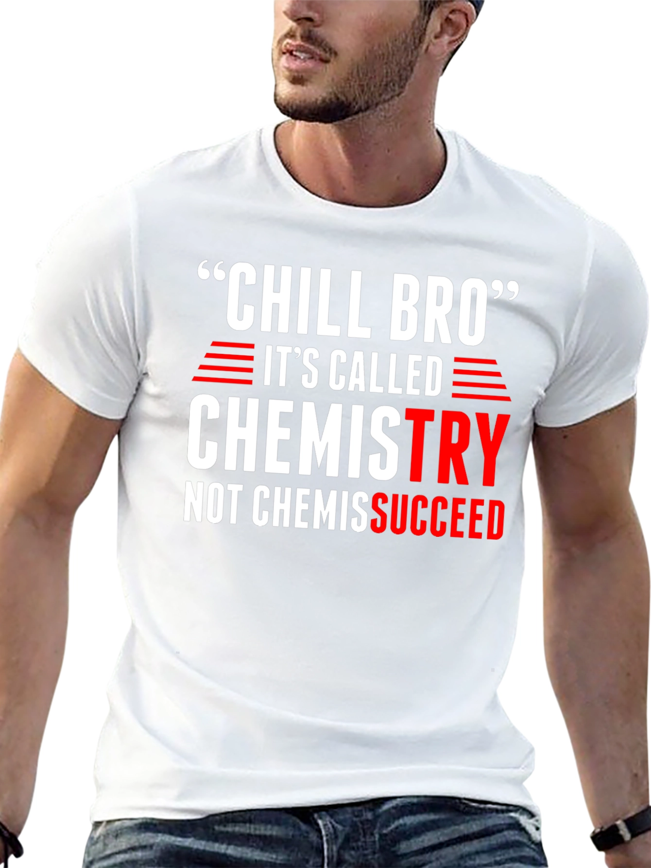 Chill Bro Chemistry Graphic T-Shirt