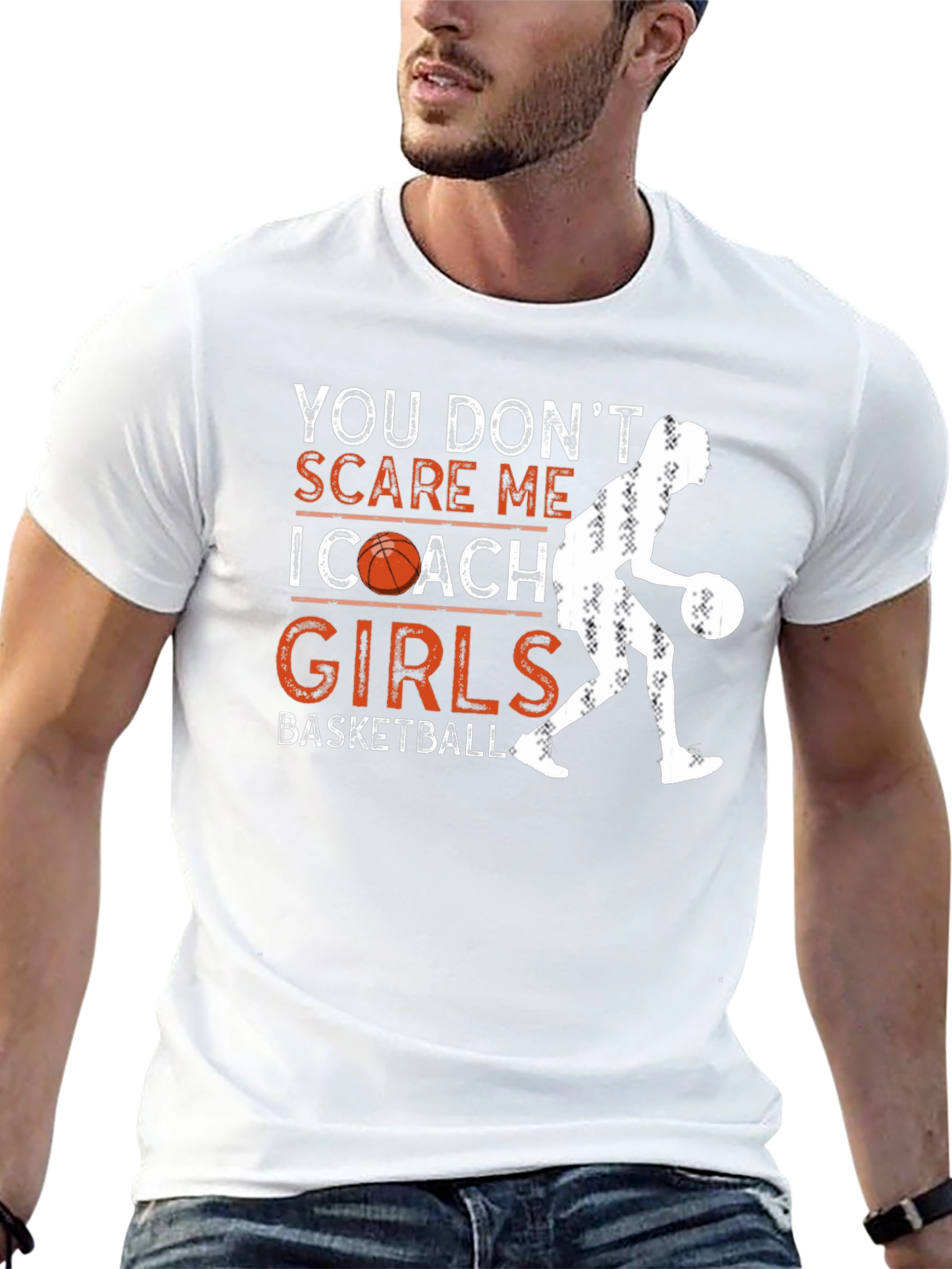 Girls Basketball Coach T-Shirt