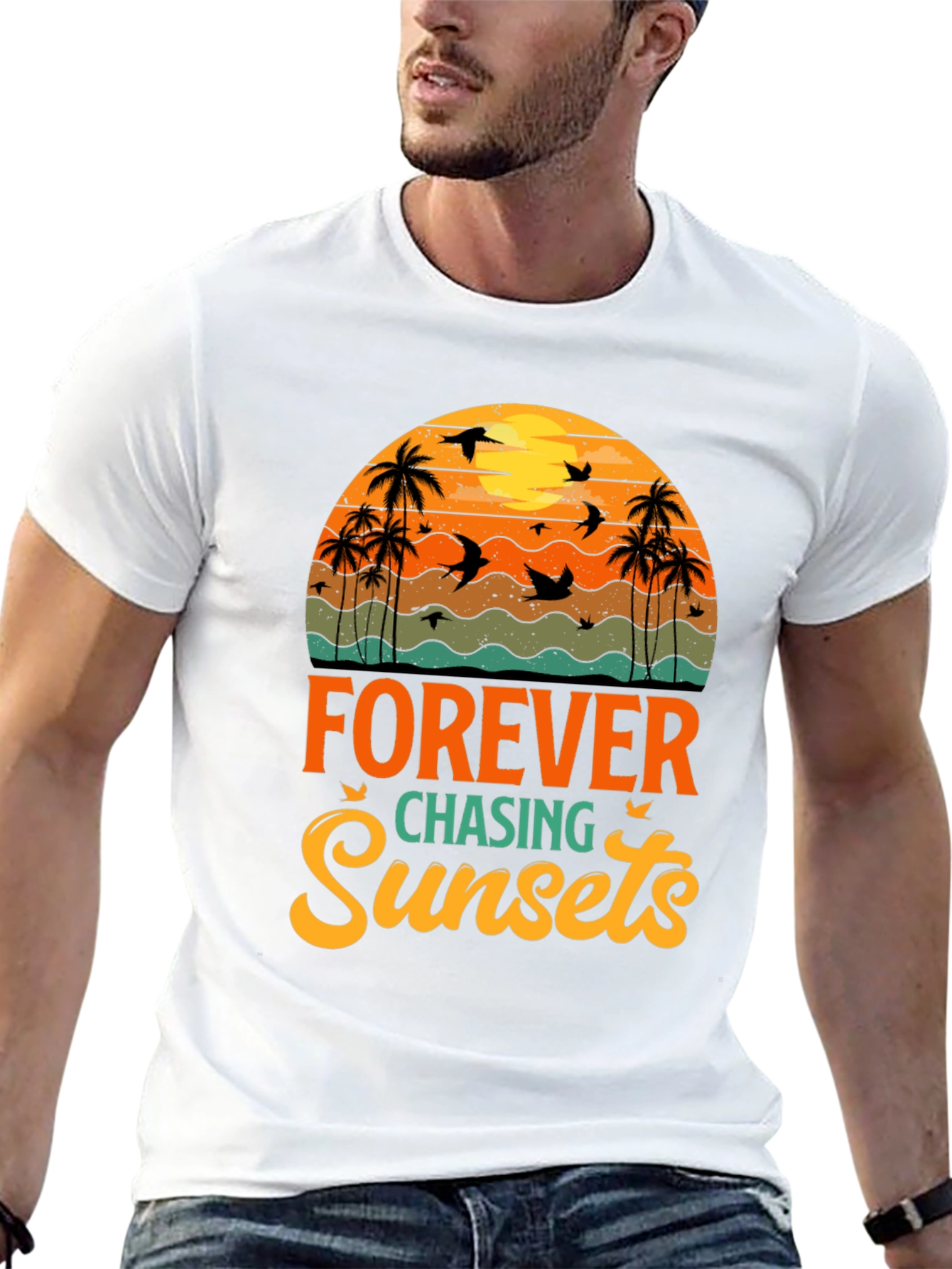 Forever Chasing Sunsets Graphic Tee
