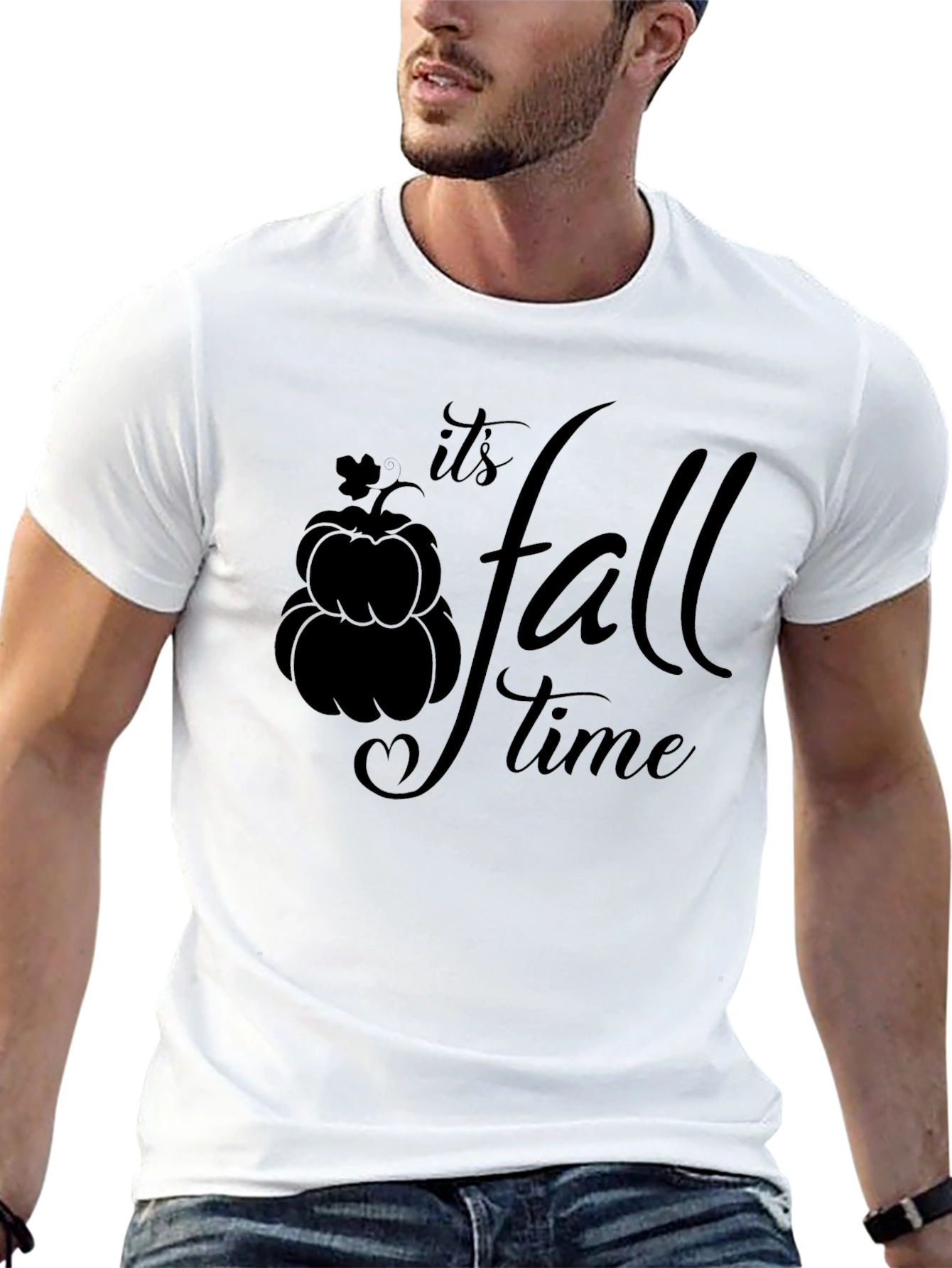 Its Fall Time Graphic Tee - Autumn Shirt