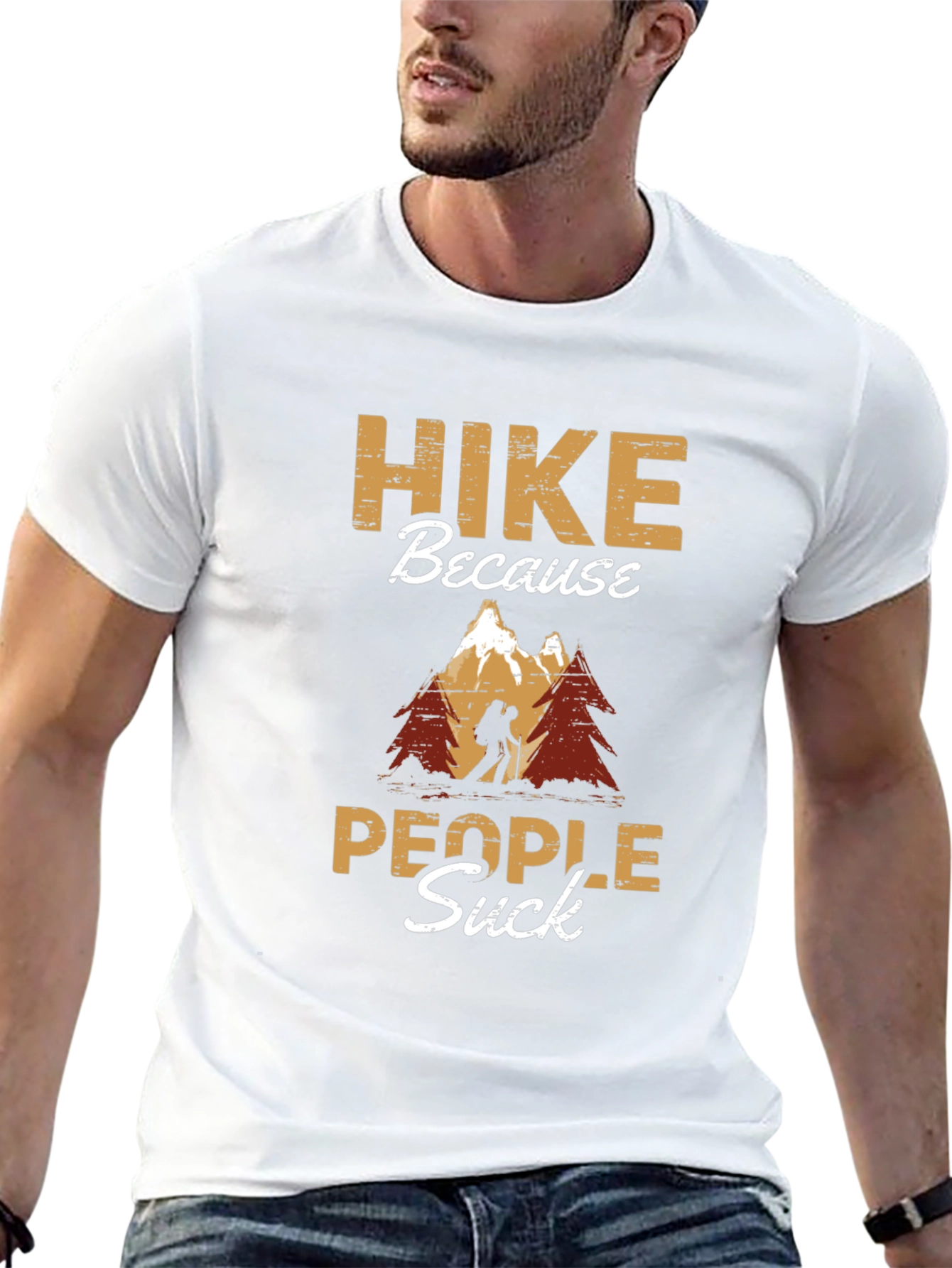 Hike Because People Suck T-Shirt