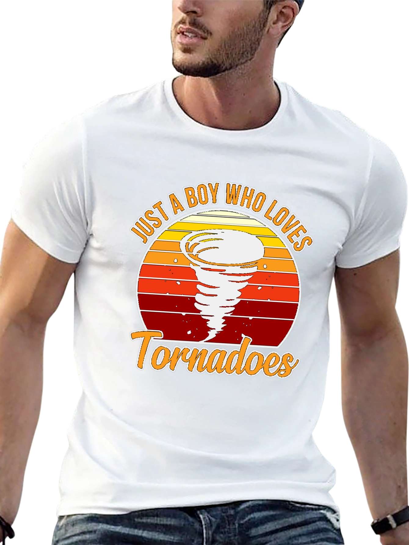 Boy Who Loves Tornadoes Graphic T-Shirt