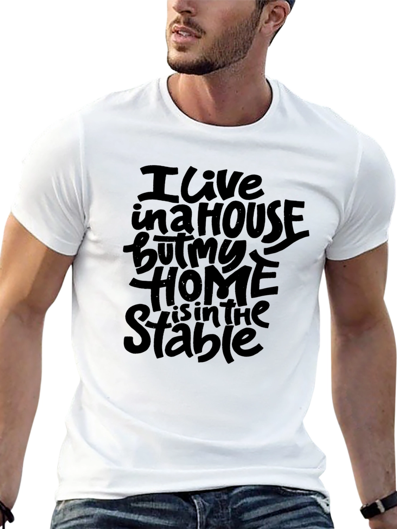 Stable Home Black T-Shirt