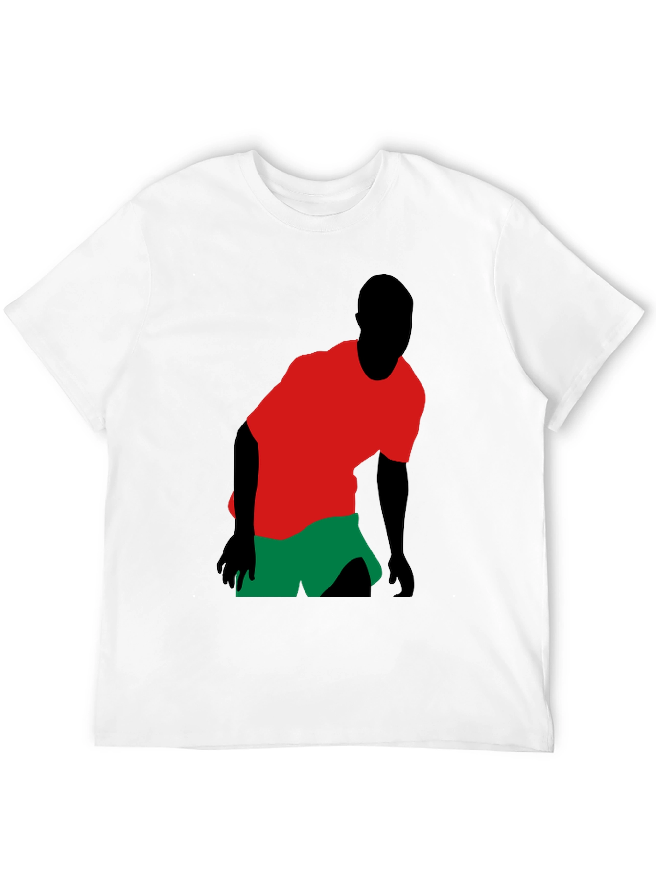 Statement Black T-Shirt with Graphic Design