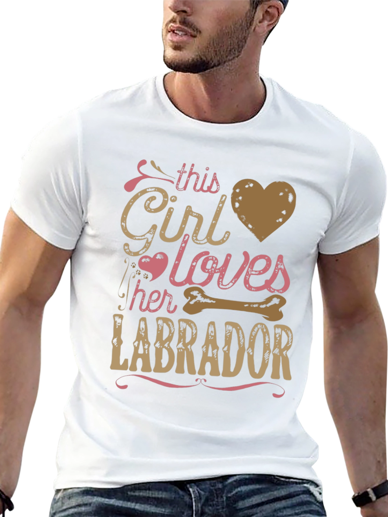 Girl Loves Labrador T-Shirt