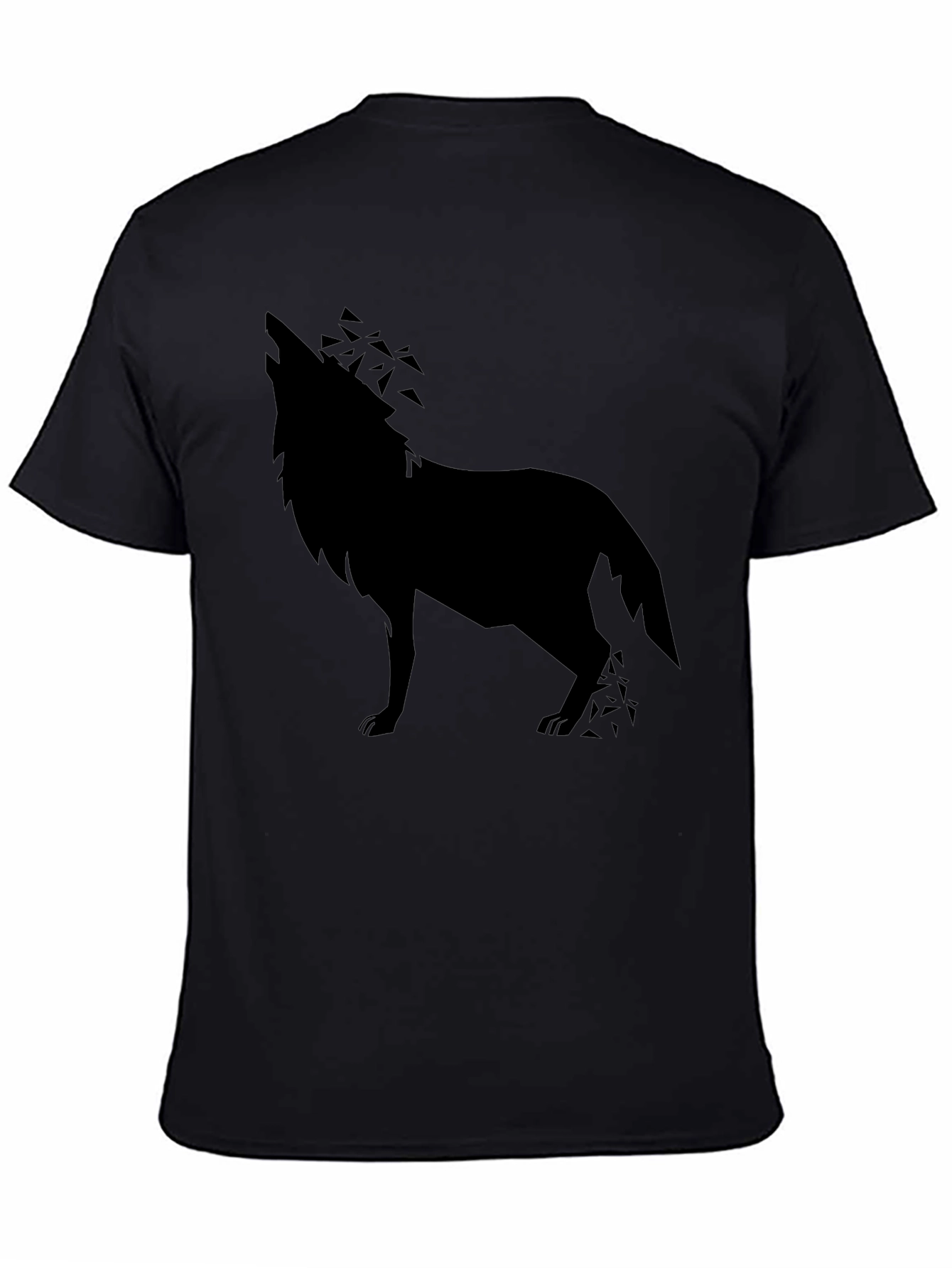 Wolf Graphic Black T-Shirt
