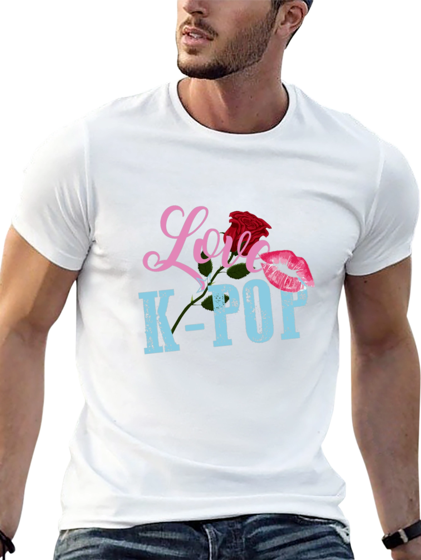 Love K-Pop Graphic T-Shirt