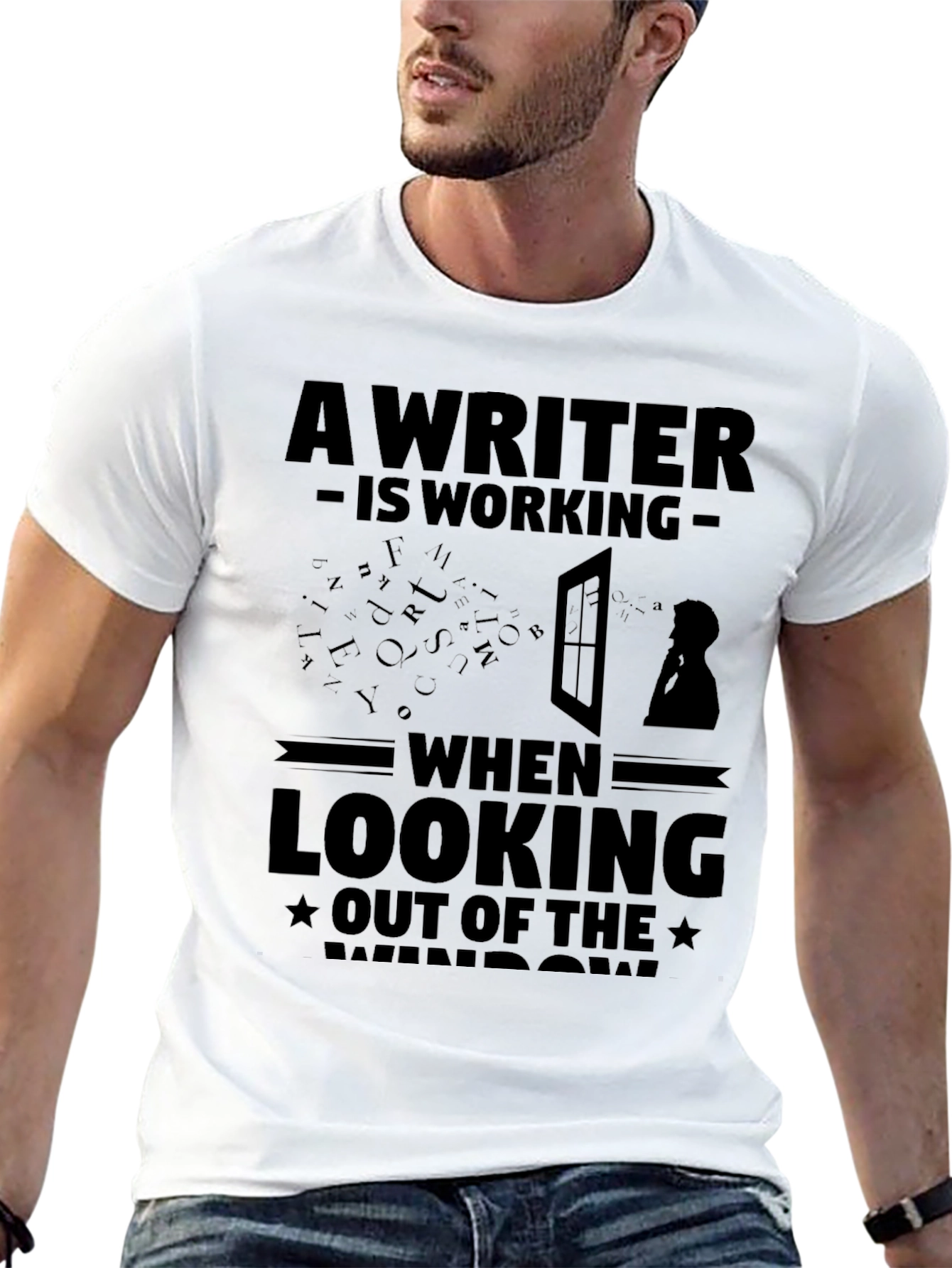 Writers Window T-Shirt - Creative Inspiration