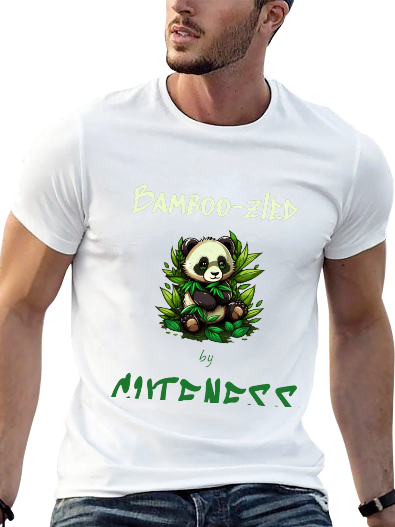 Bamboo-zled Panda Graphic Tee - Unique Style