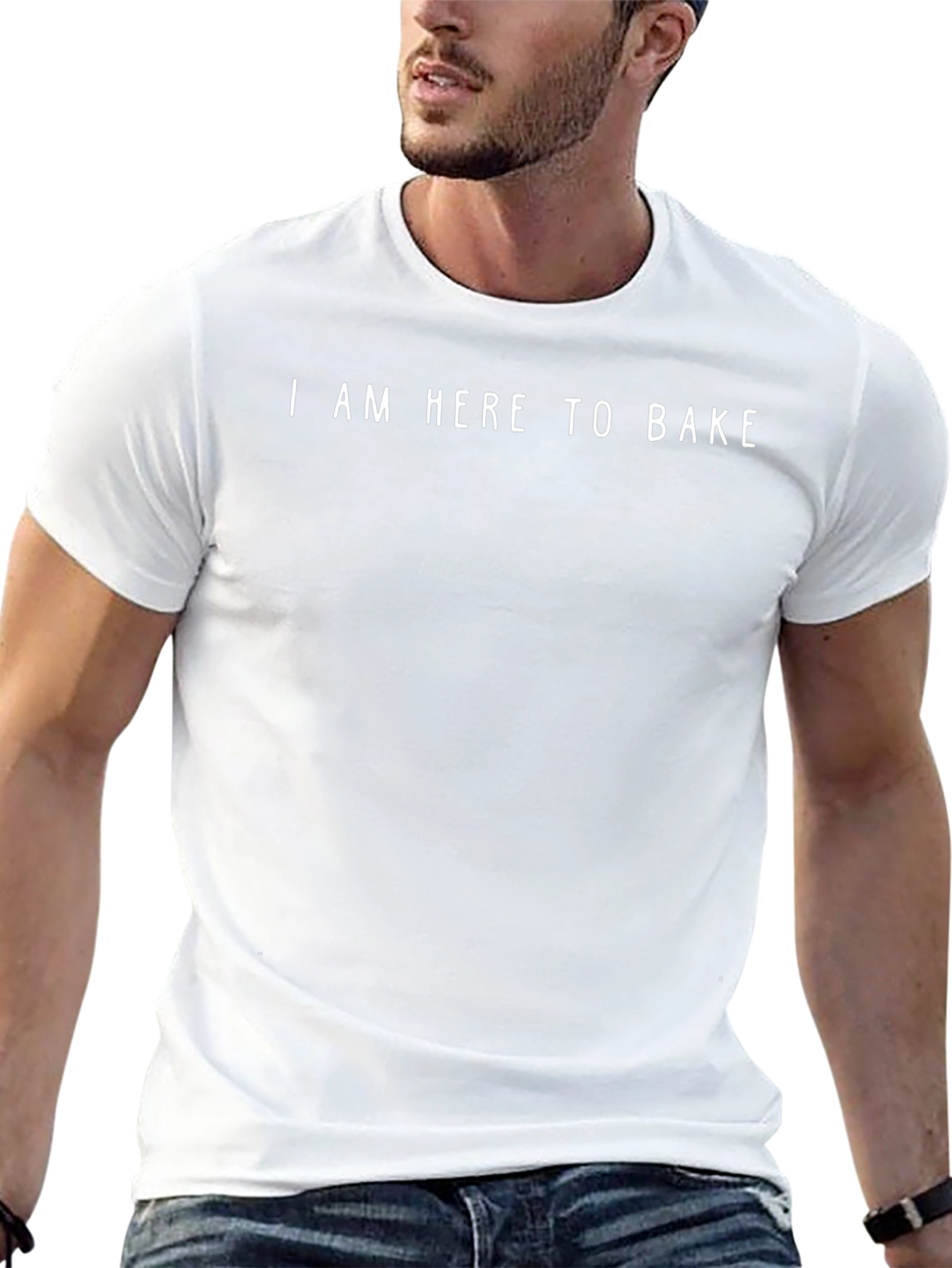 I Am Here To Bake T-Shirt - Bakers Tee