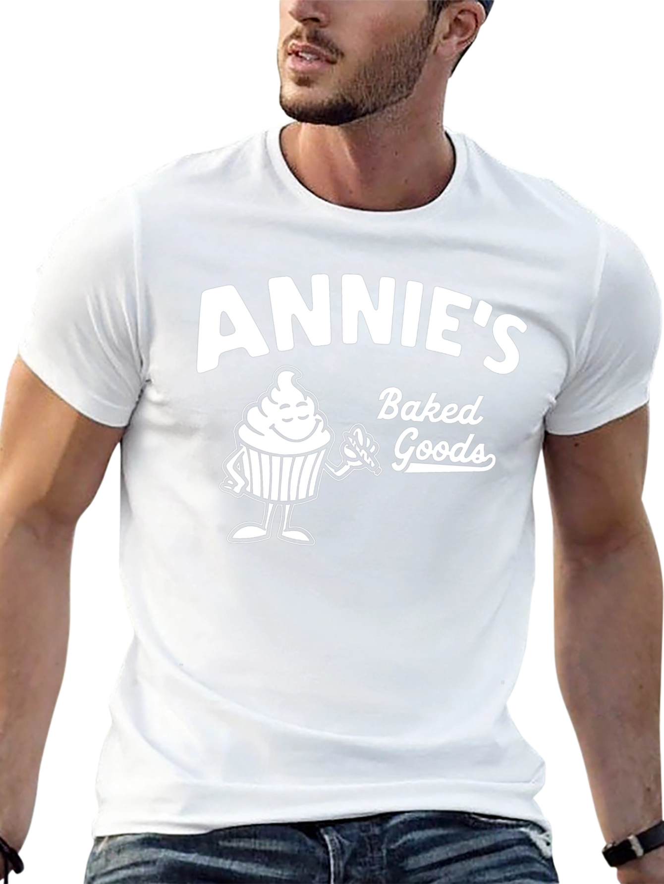 Annies Baked Goods T-Shirt - Cute Cupcake Design