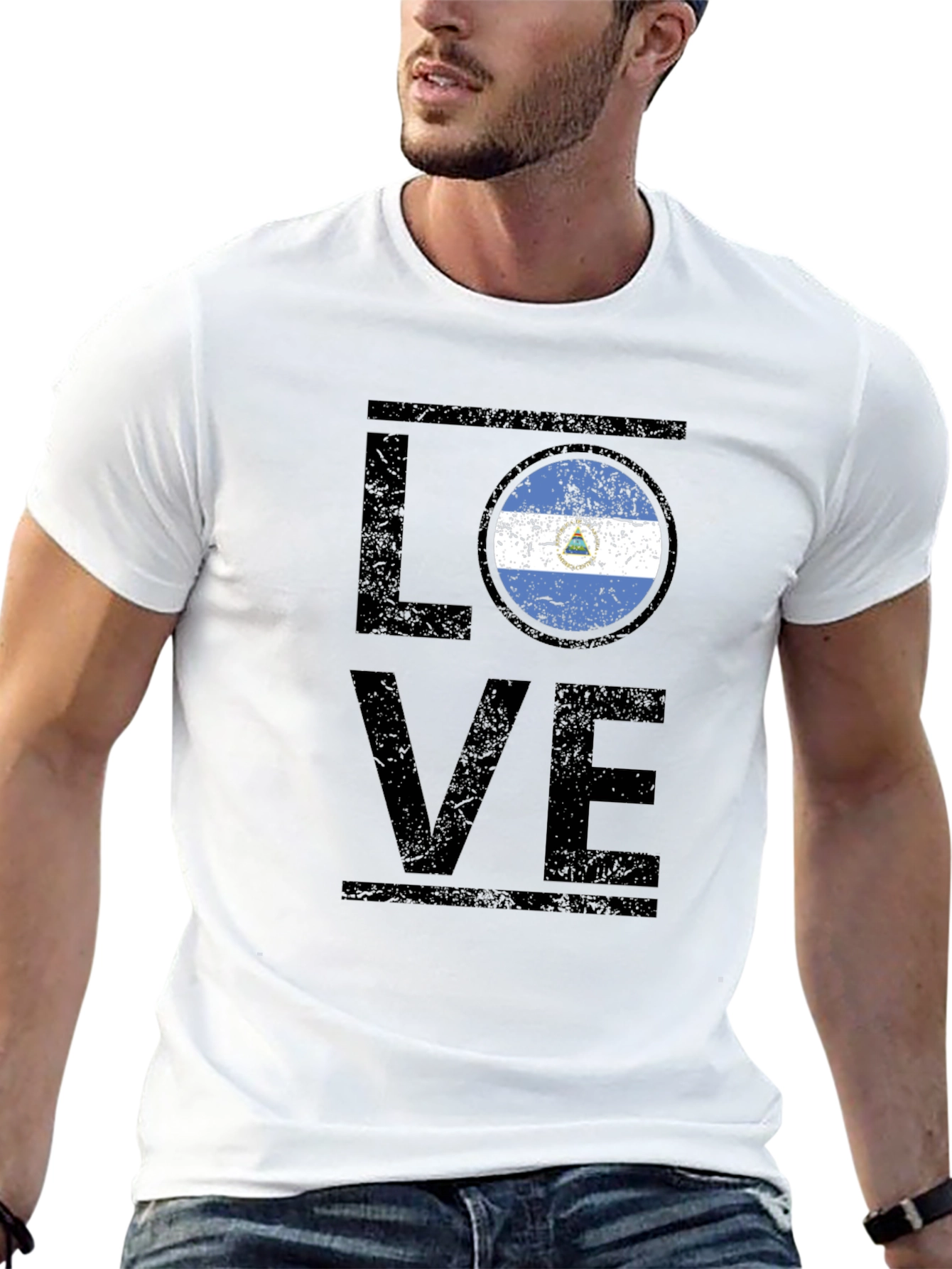 El Salvador LOVE T-Shirt - Distressed Graphic Tee