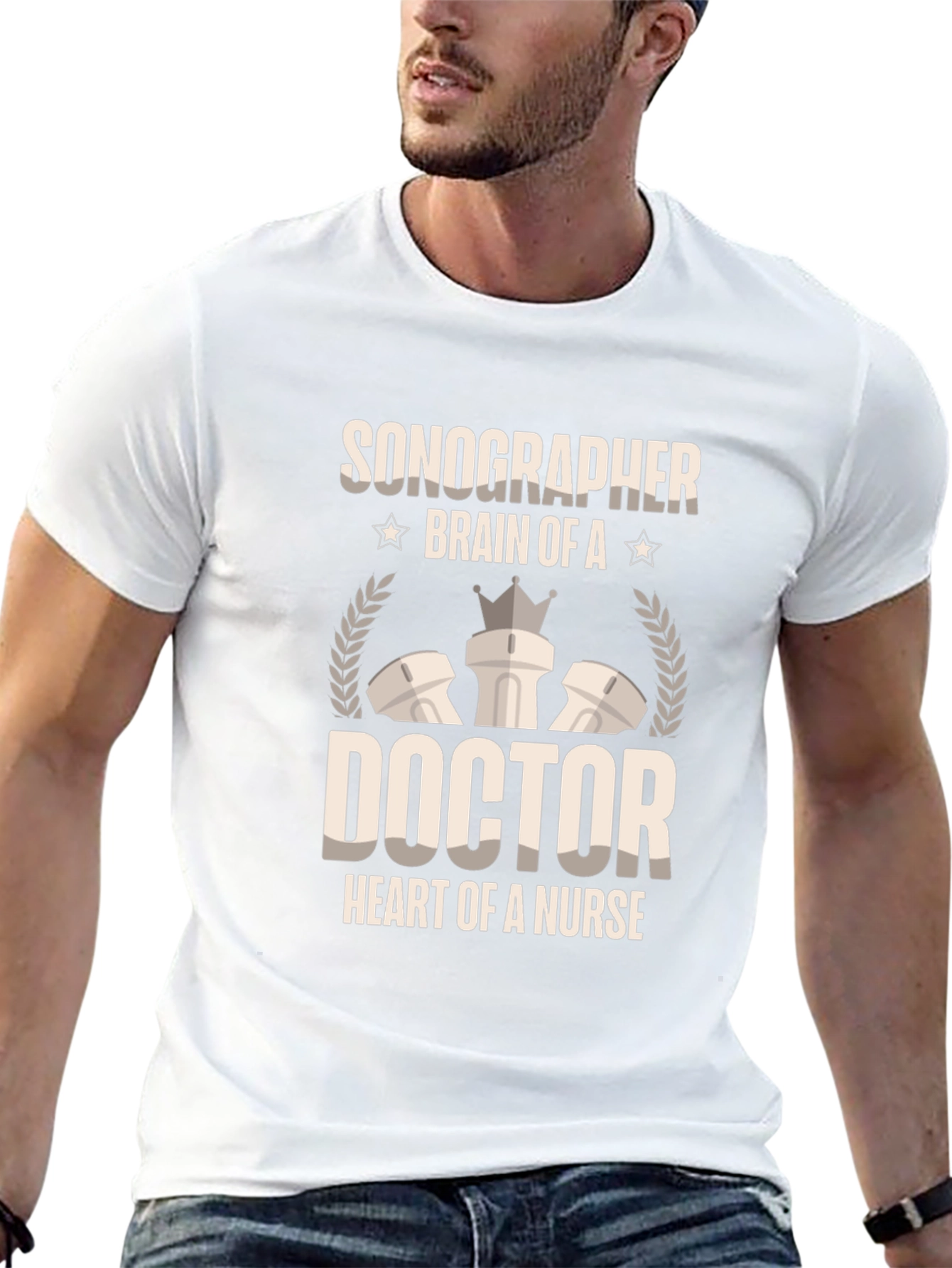 Sonographer Doctor Nurse Graphic T-Shirt