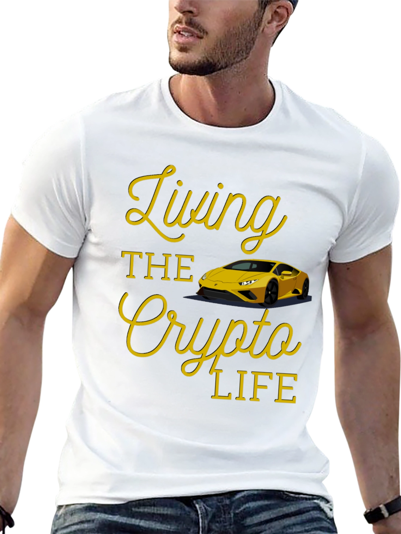 Living the Crypto Life Black T-Shirt