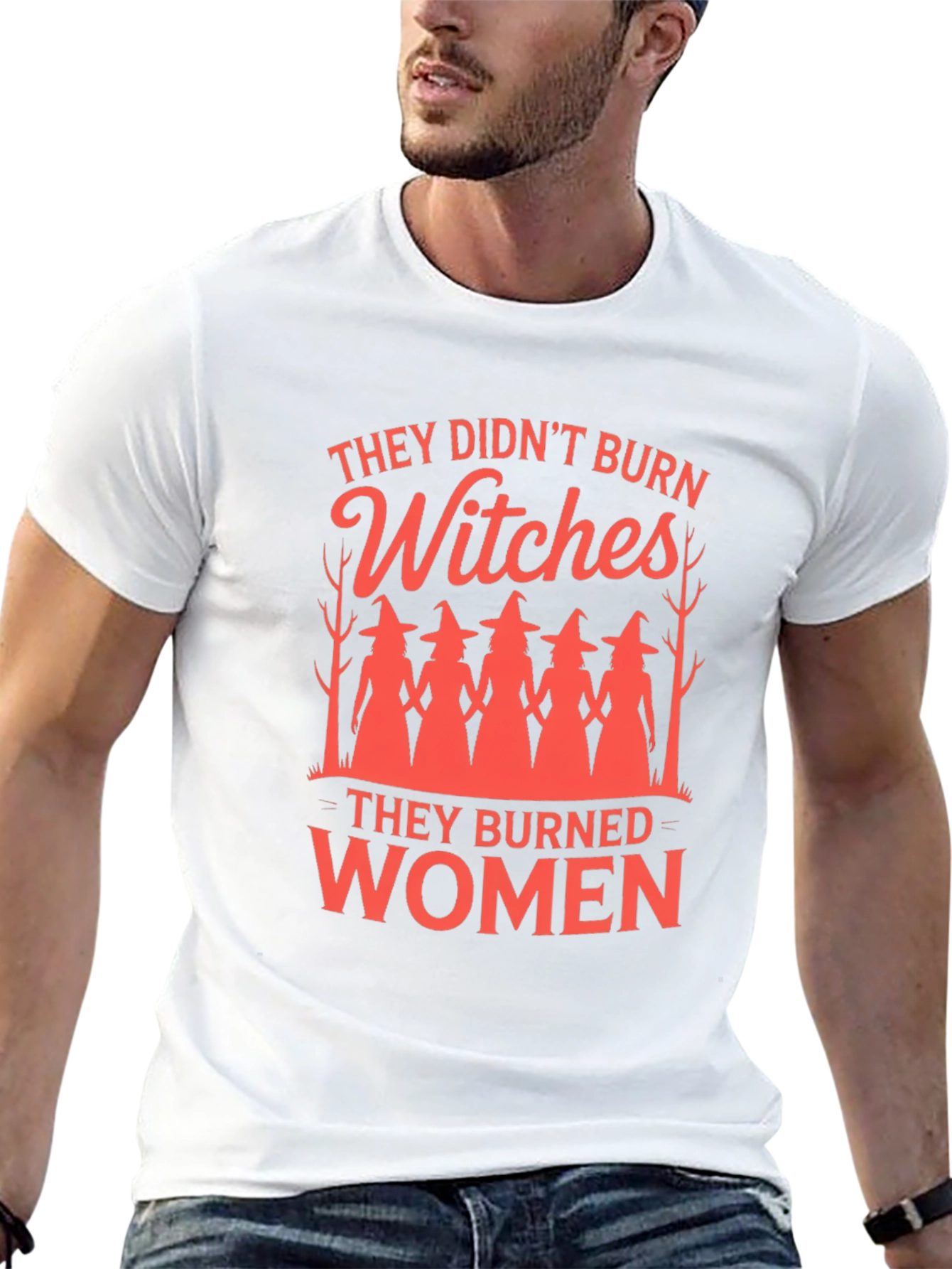 Witches/Women Graphic Tee - Empowering Feminist Statement
