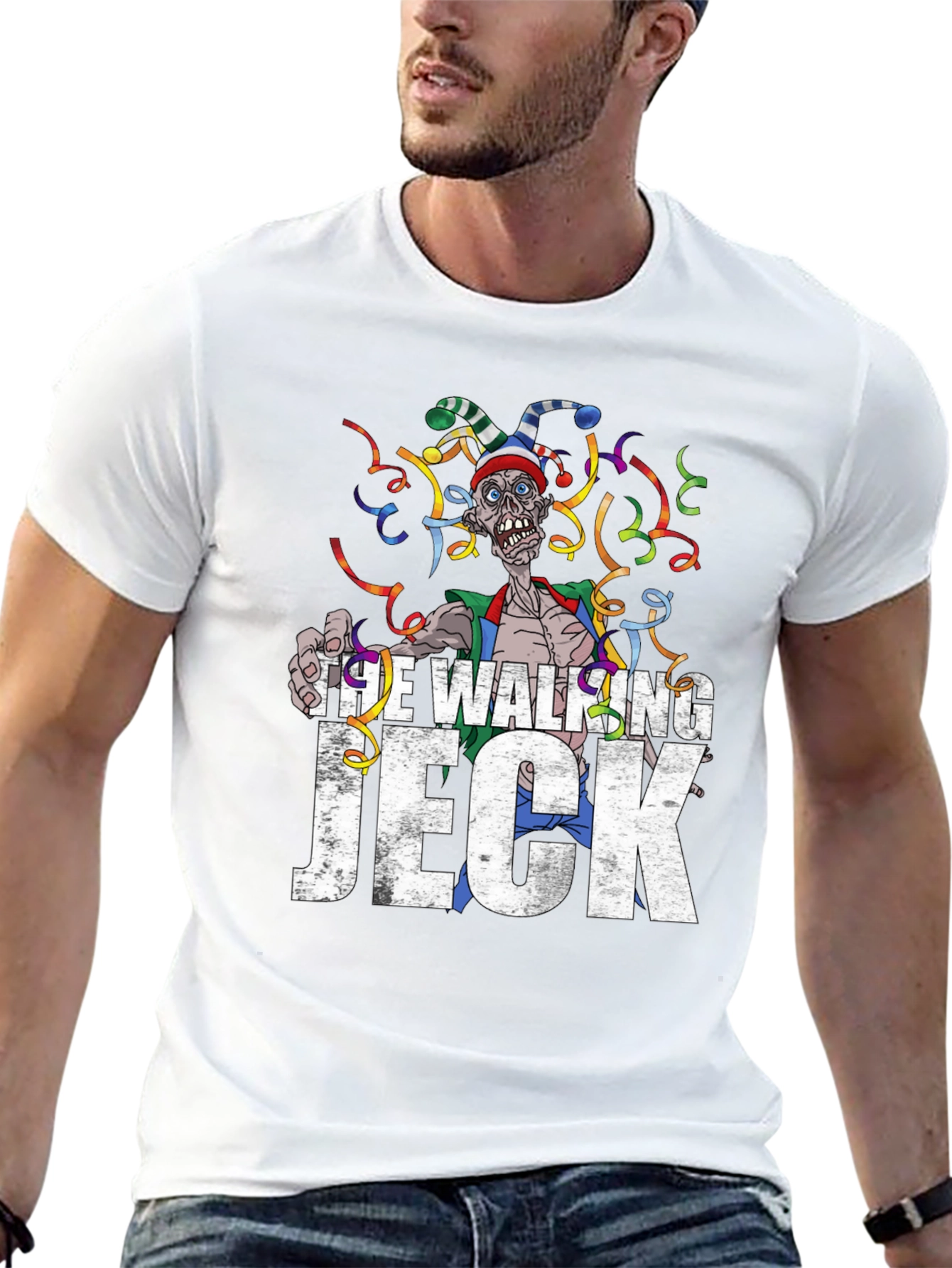 Walking Jeck Graphic Tee - Halloween Zombie