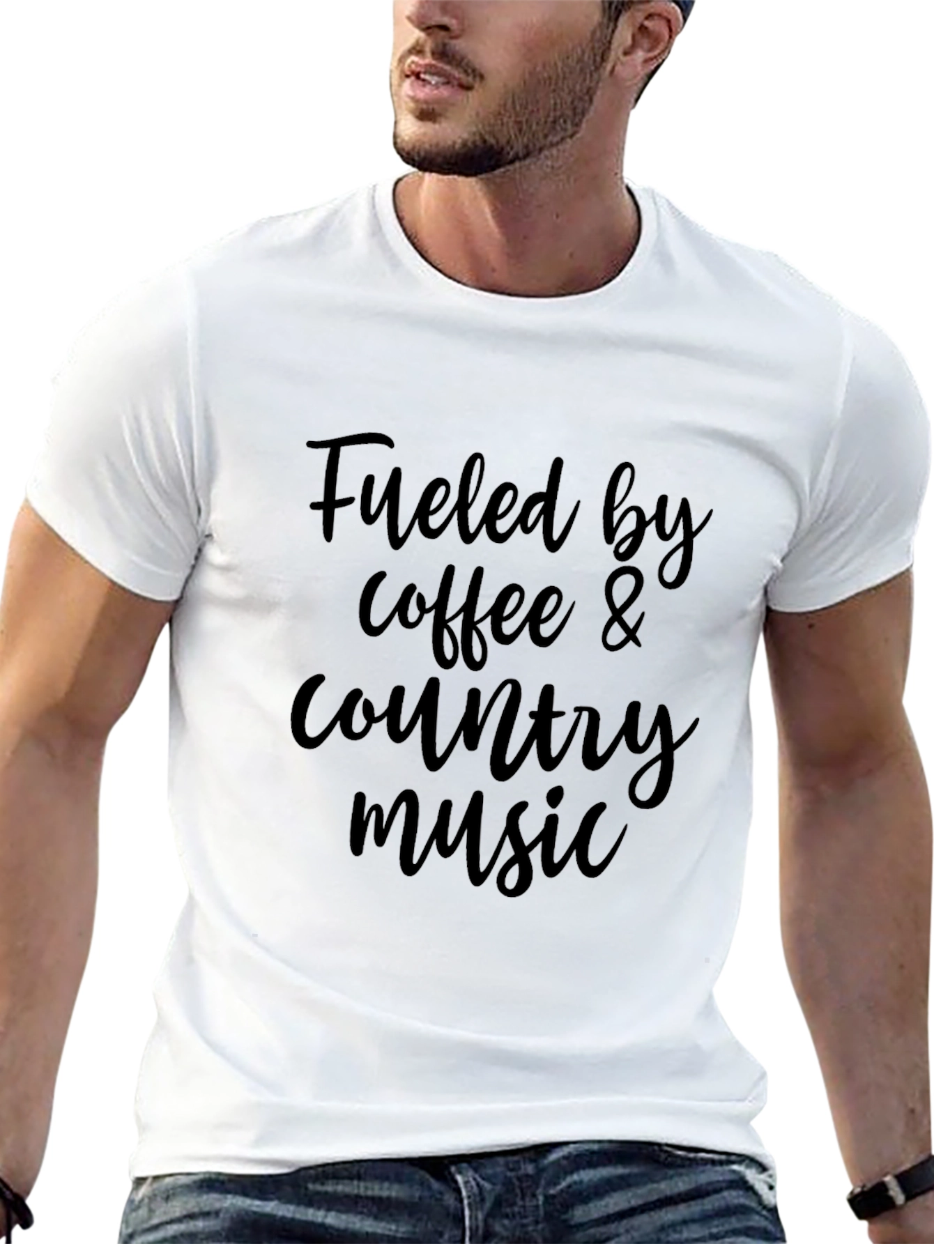 Fueled by Coffee & Country Music Graphic Tee