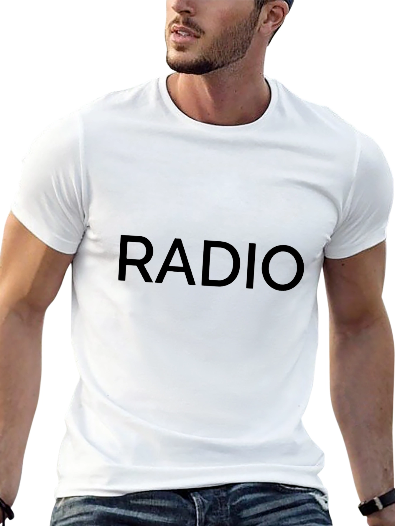 Radio Graphic Black T-Shirt