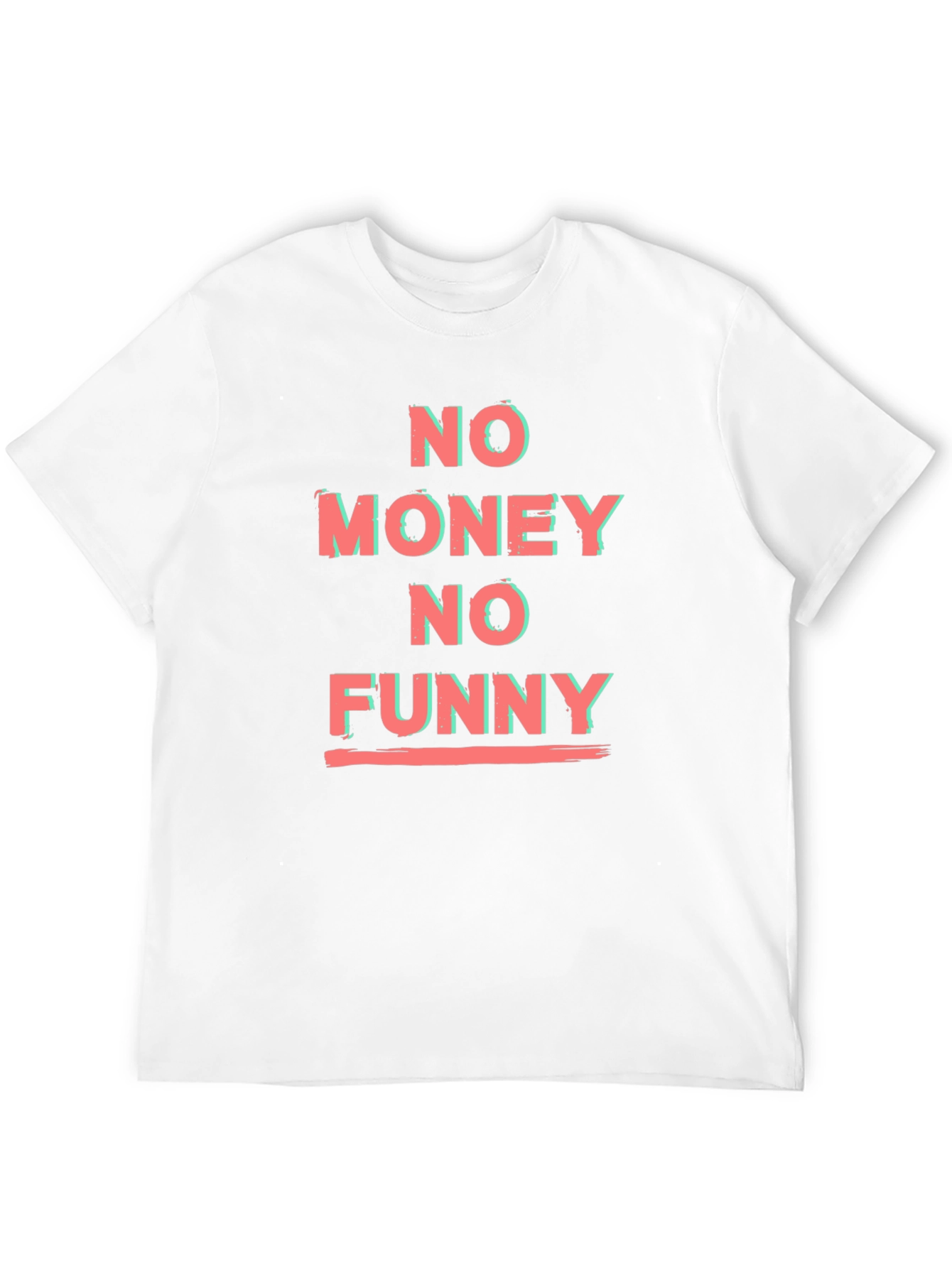 No Money No Funny Graphic Tee - Black