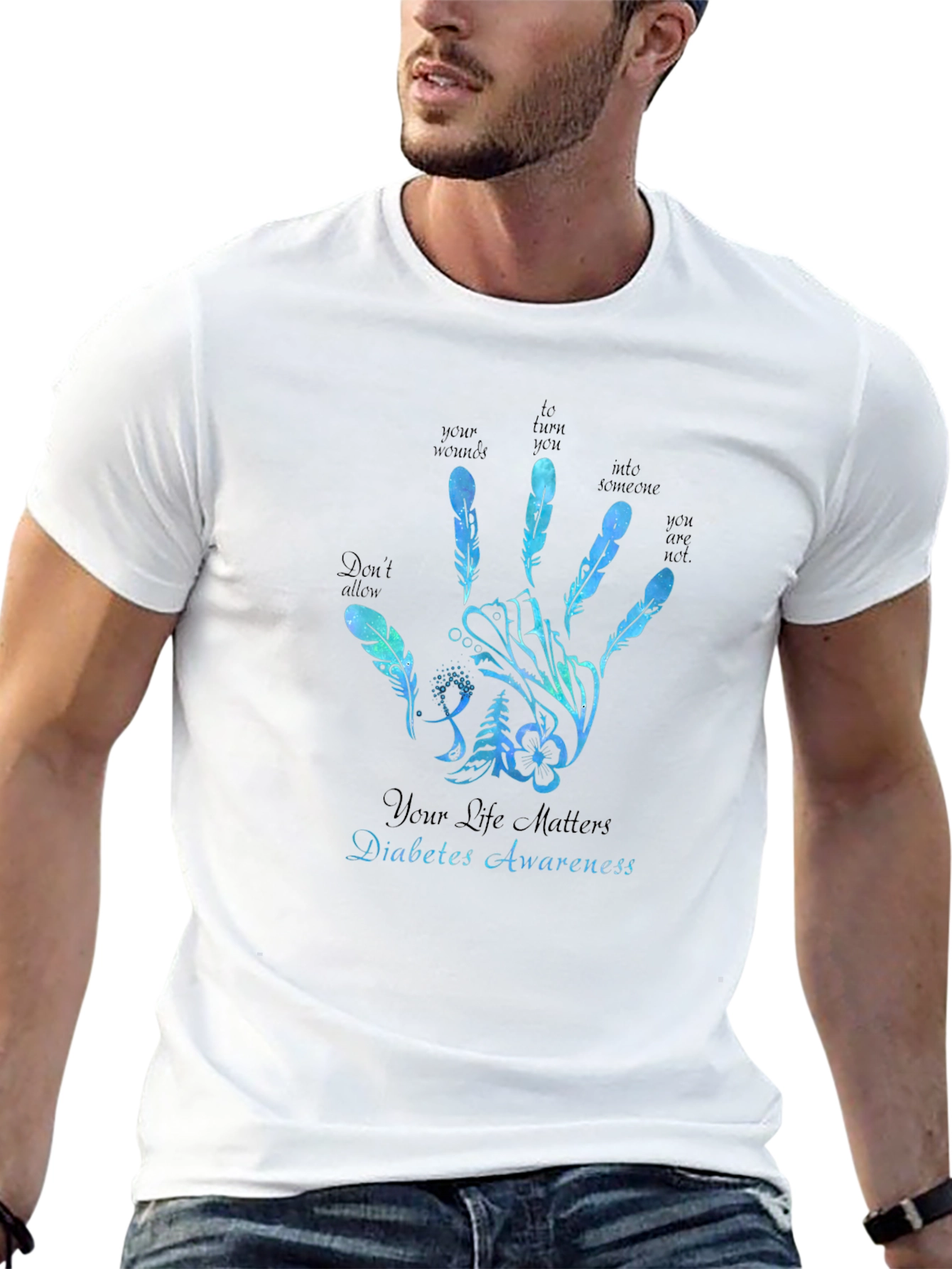 Diabetes Awareness Graphic Tee - Your Life Matters T-Shirt