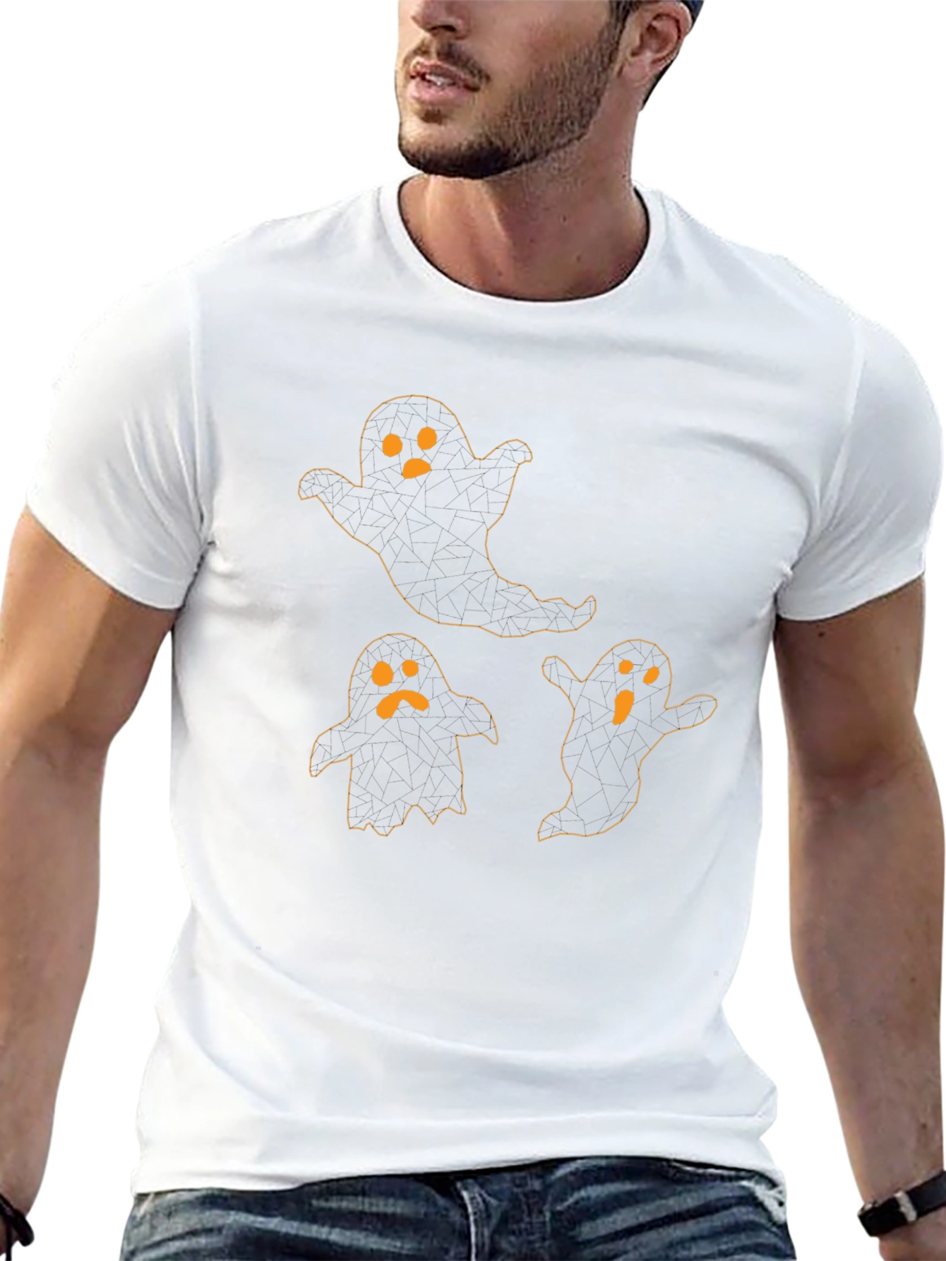 Halloween Ghost T-Shirt - Spooky Season Tee