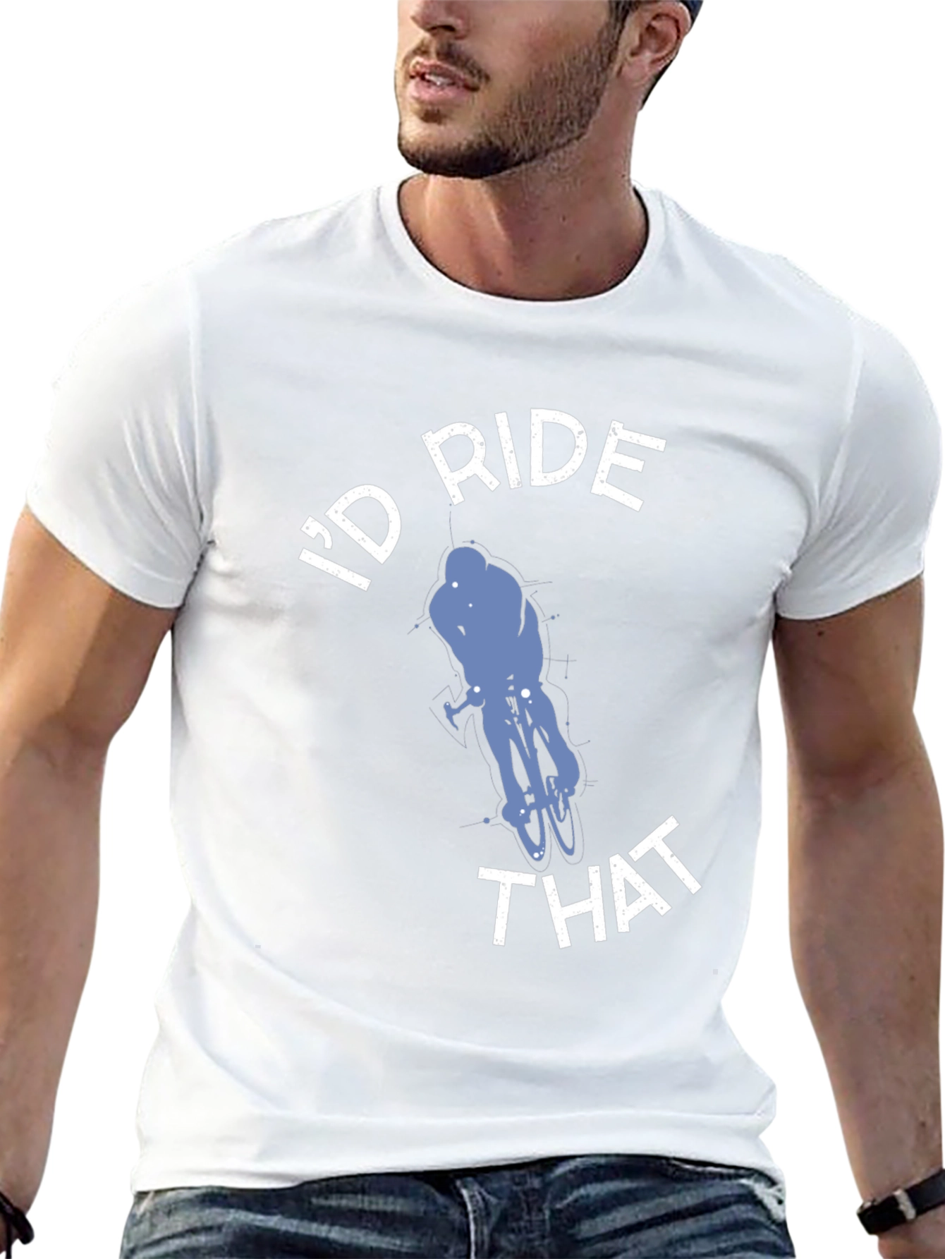 Id Ride That T-Shirt Funny Cycling Tee