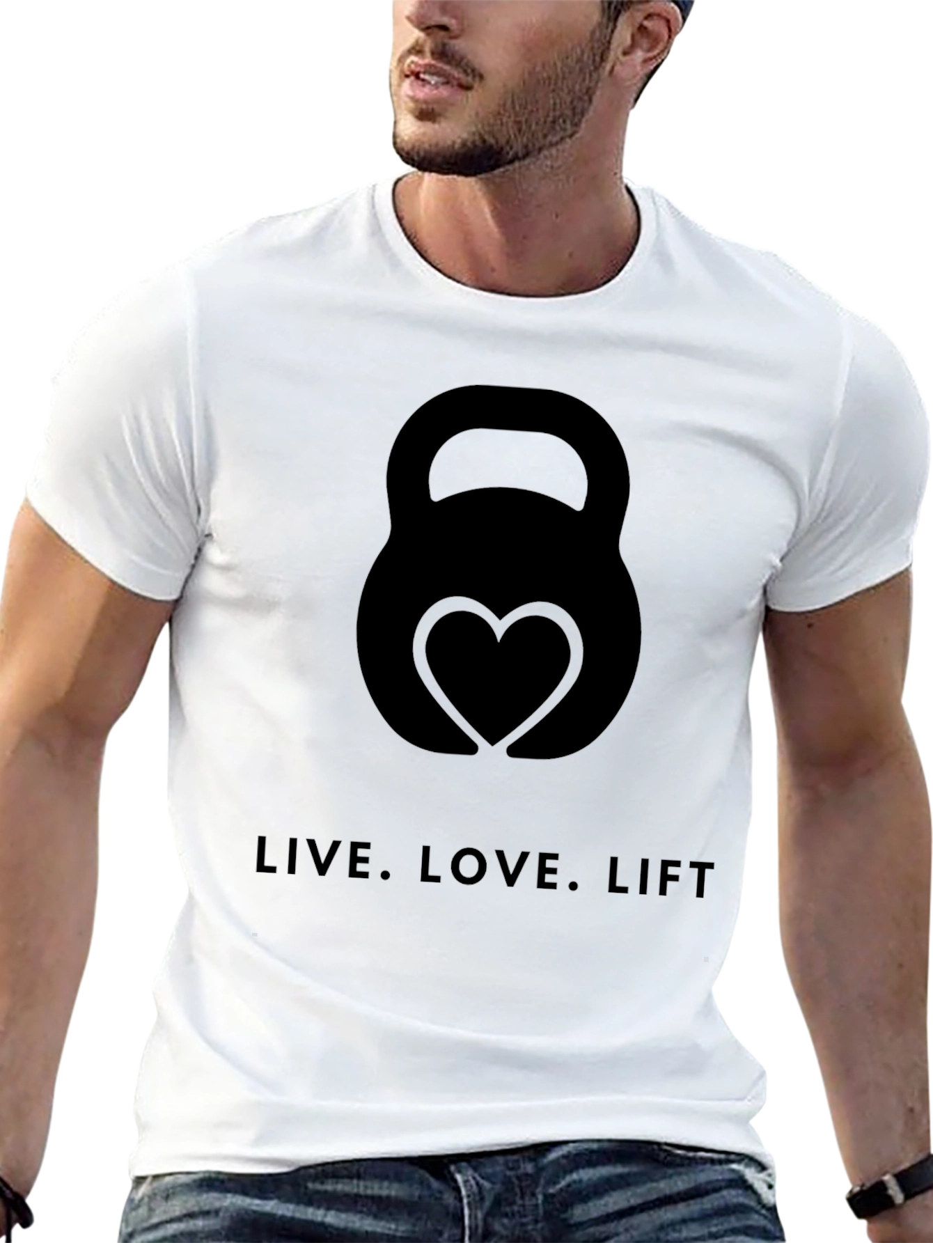 Live Love Lift Black Graphic Tee